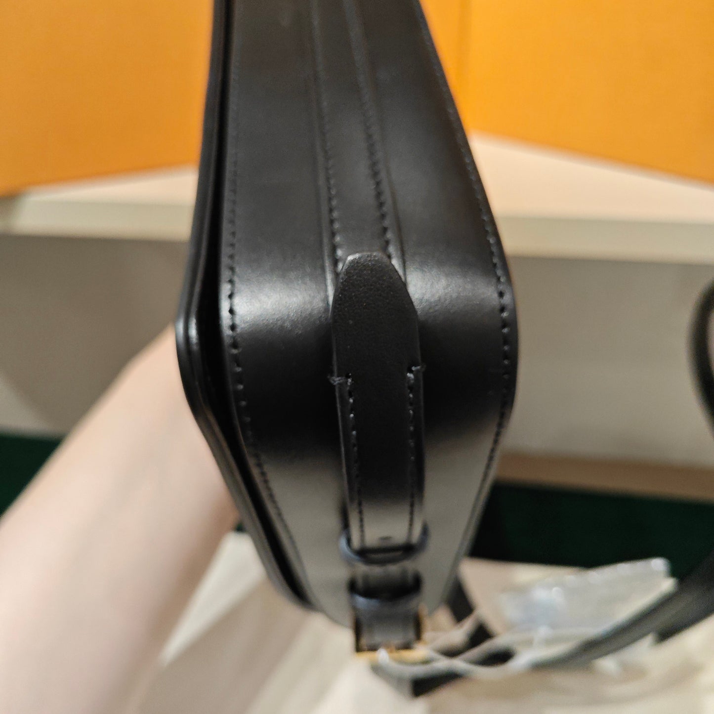Burberry - Horseferry Logo Flap Bag - Leather - Black - (Small)