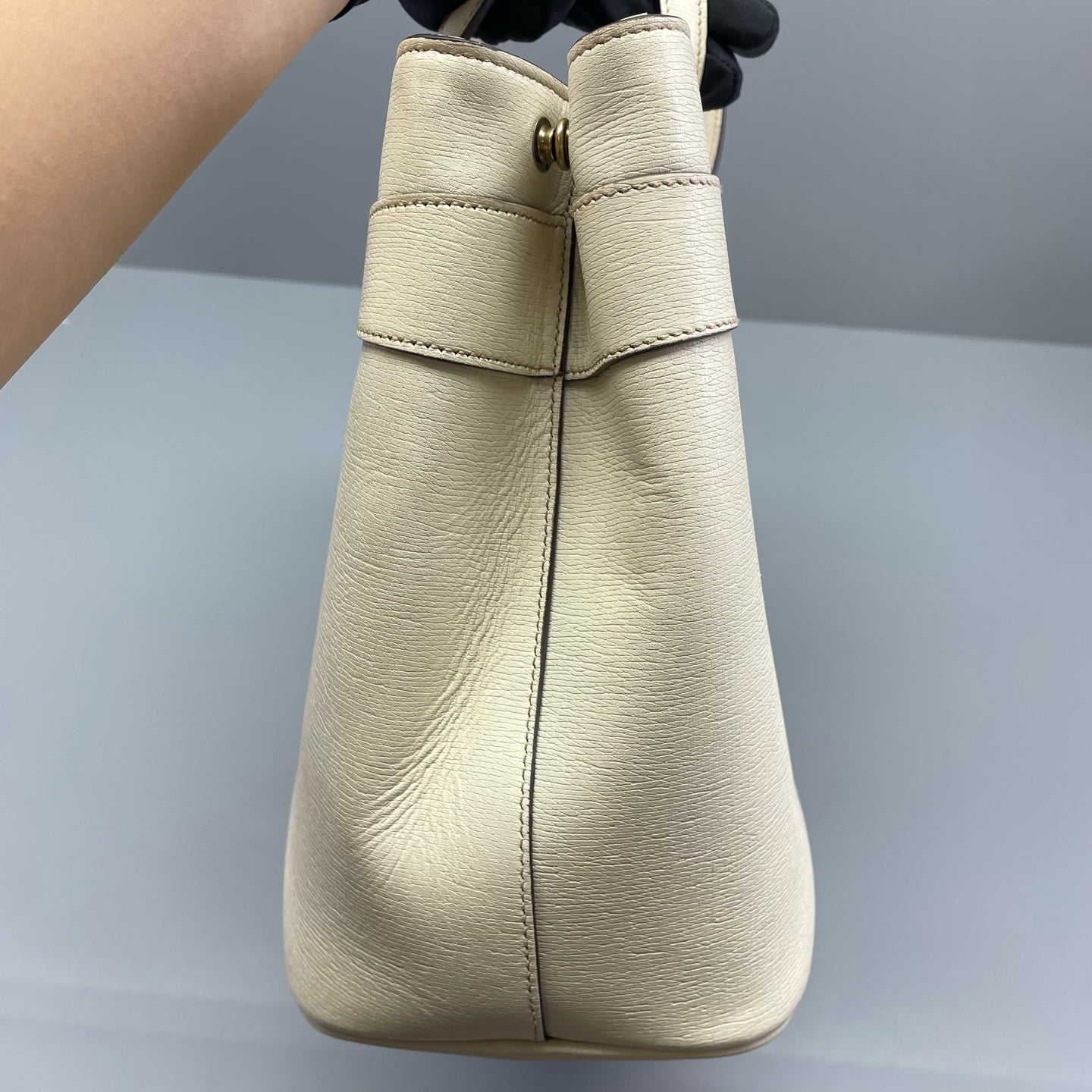 Gucci - 1955 Horsebit Handbag - Leather - White - (Medium)