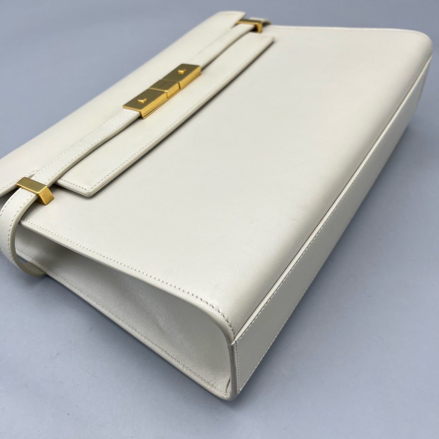 Saint Laurent - Manhattan - Smooth calfskin leather - White - (medium)