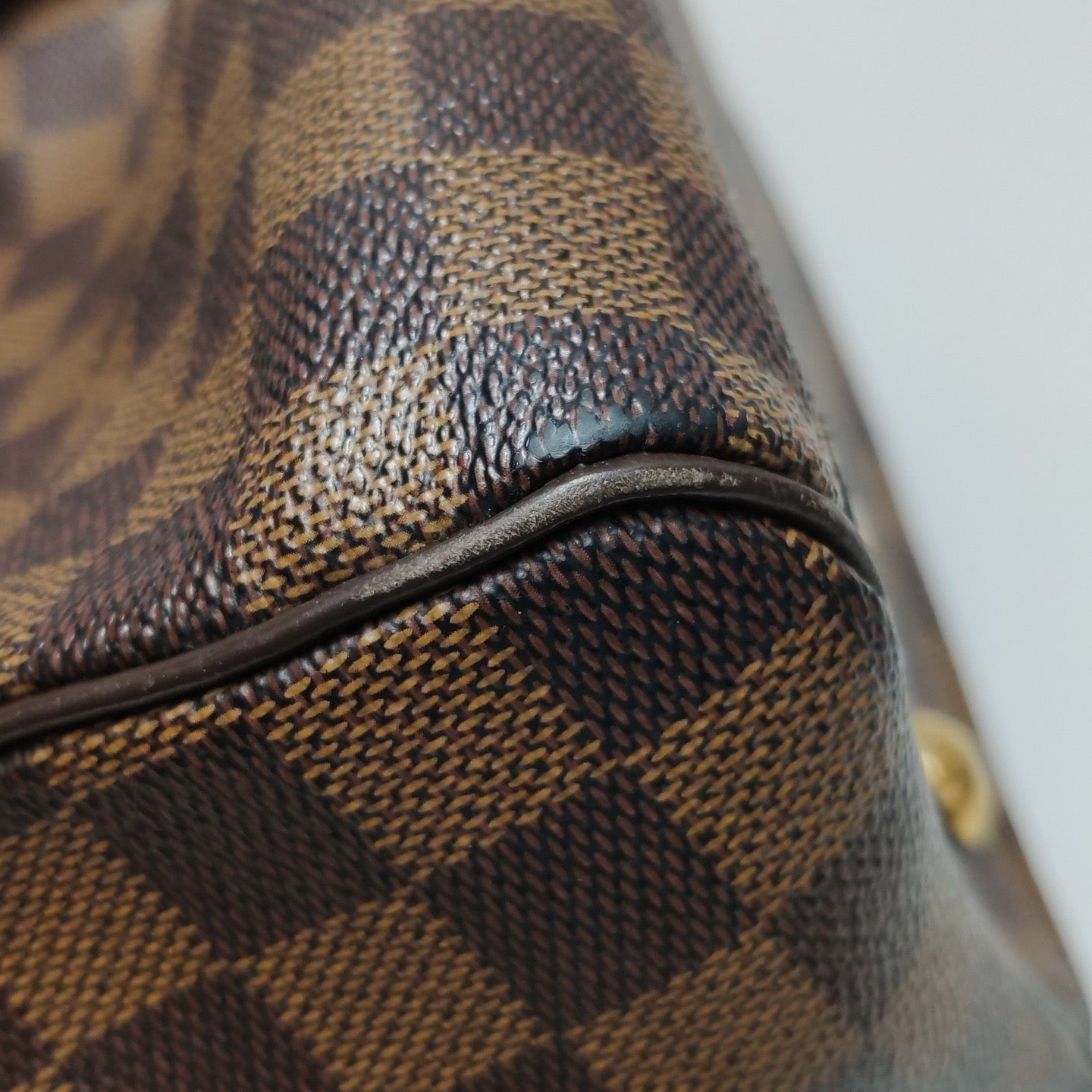 Louis Vuitton - Evora MM - Damier Ebene coated canvas with leather trim - Brown - (medium)