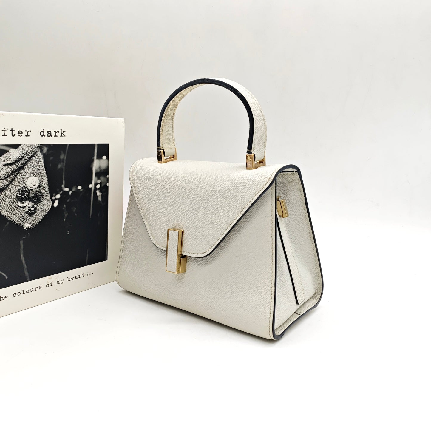 Valextra - Top Handle Bag - Cowhide leather - White - (mini)