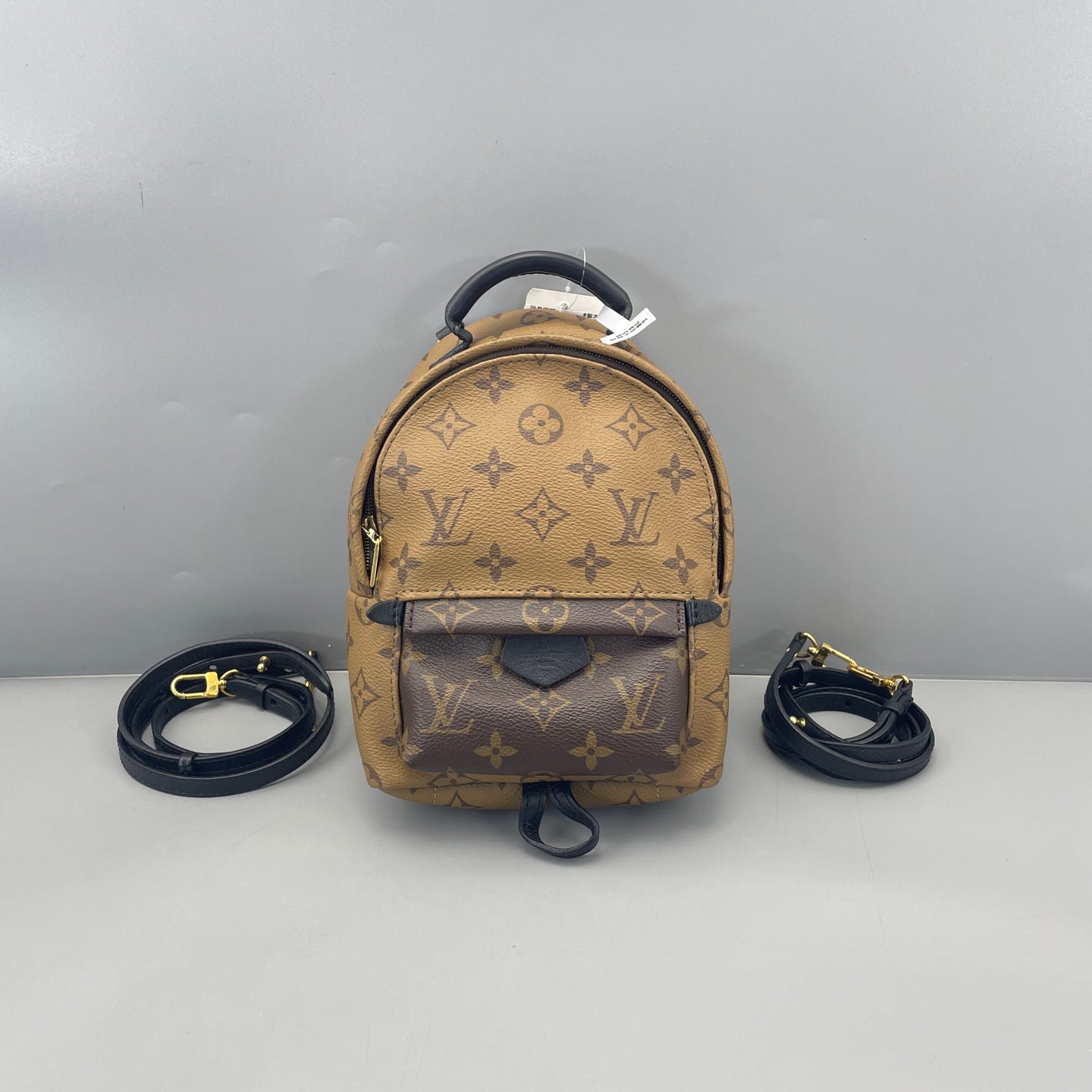 Louis Vuitton - Palm Springs Mini Backpack - Monogram Canvas with leather trim - Brown - (mini)