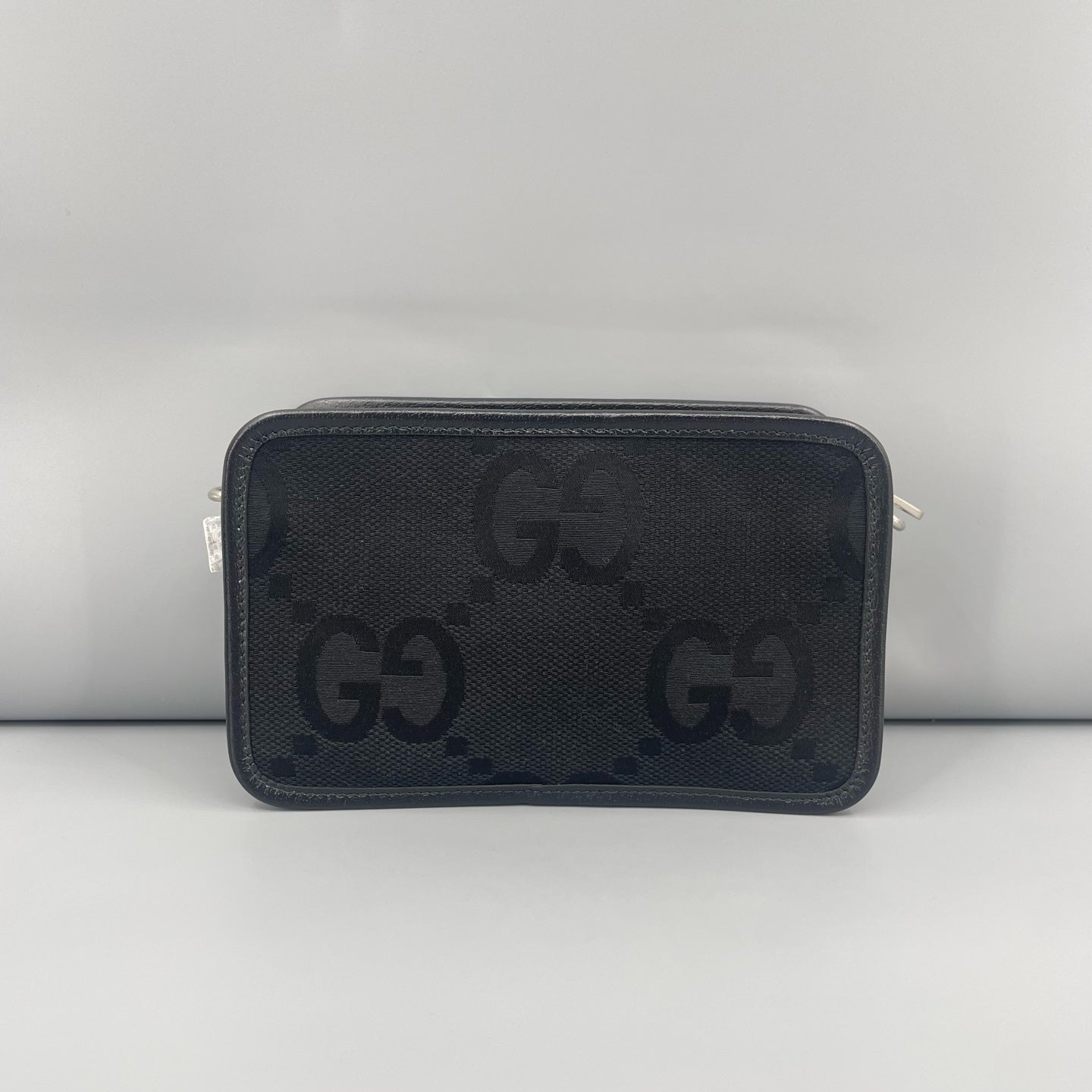 Gucci - Jumbo GG Mini Bag - Coated canvas with leather trim - Black - (mini)