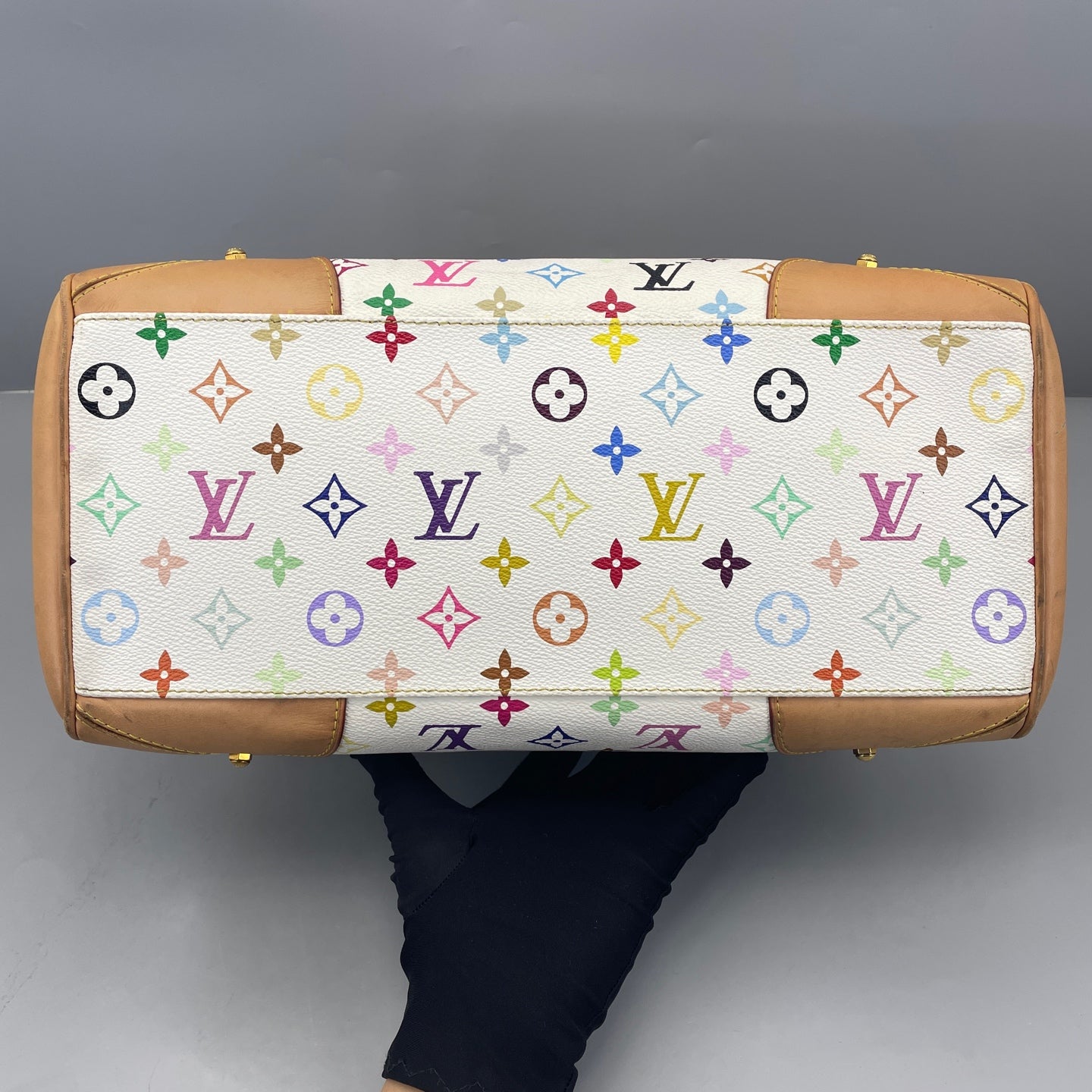 Louis Vuitton - Monogram Multicolore Tote Bag - Coated canvas, Vachetta leather - White, Multicolour - (Medium)