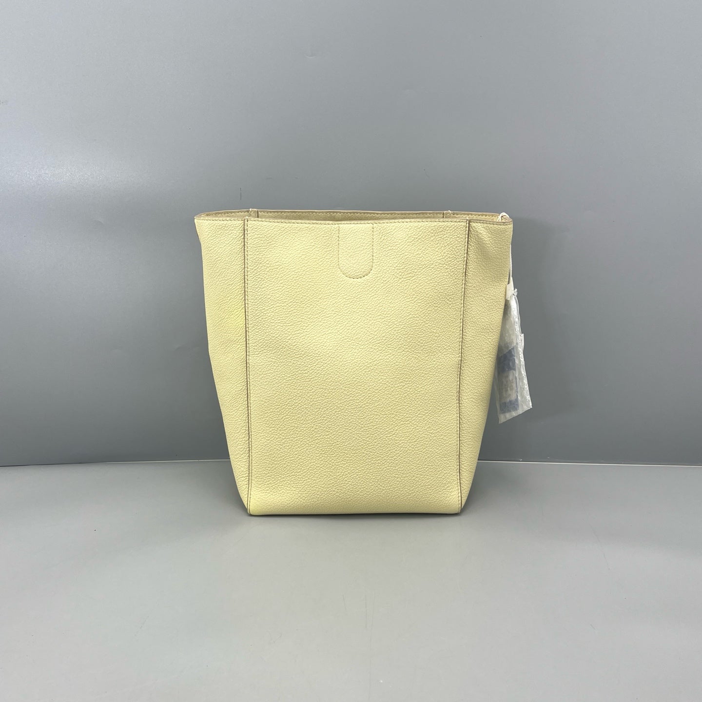 Celine - Sangle Bucket Bag - Grained leather - Beige - (small)