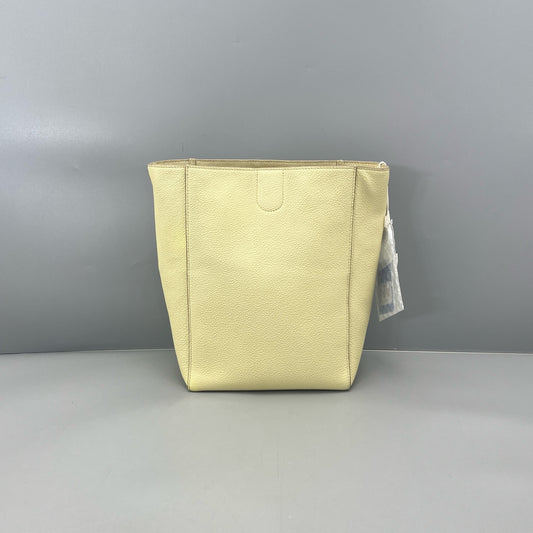 Celine - Sangle Bucket Bag - Grained leather - Beige - (small)