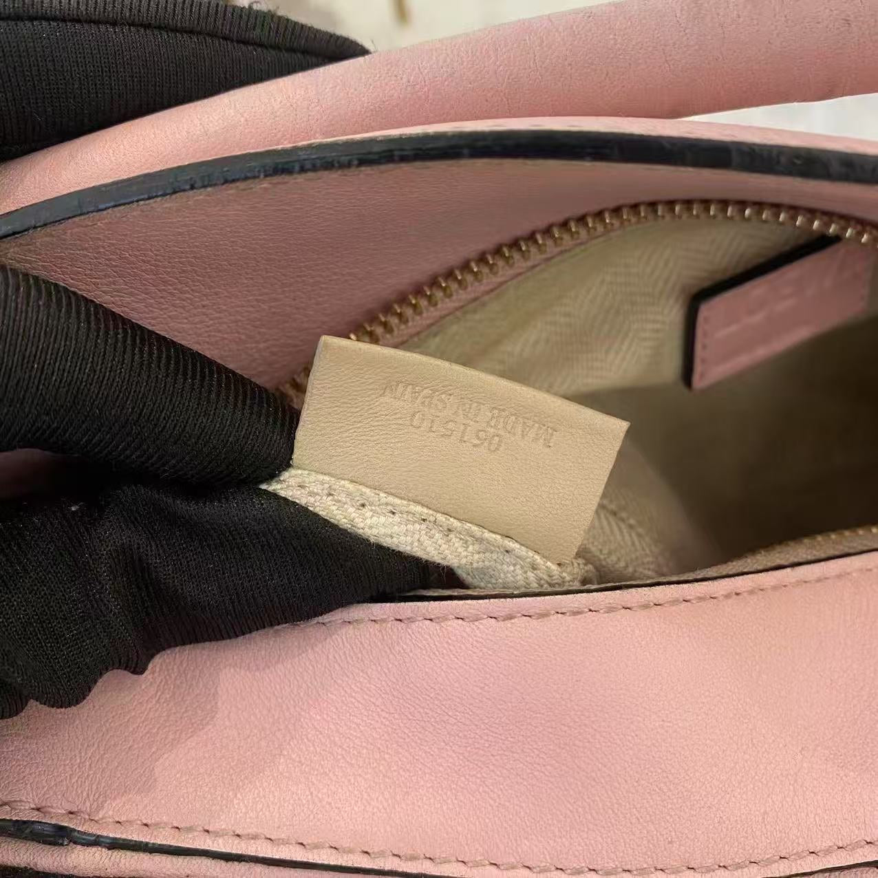 Loewe - Puzzle Bag - Grained calfskin leather - Pink - (Small)