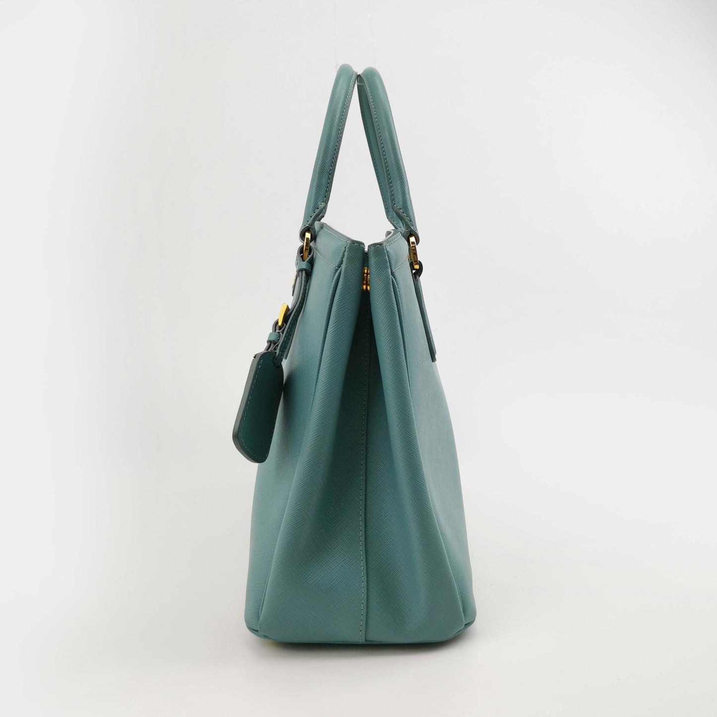 Prada - BN1801 Saffiano Lux Tote - Saffiano leather - Blue - (medium)