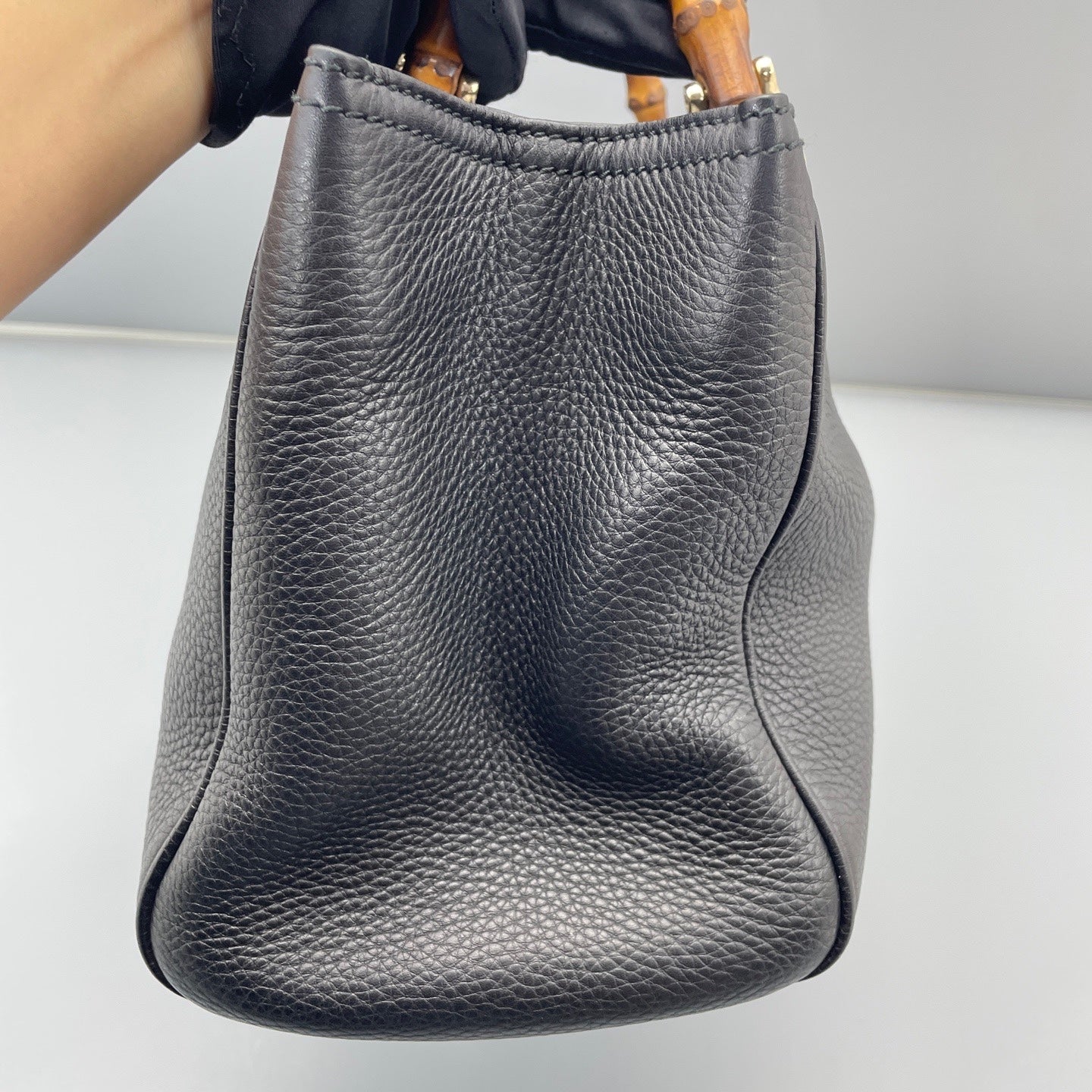 Gucci - Bamboo Handle Tote - Leather - Black - (medium)