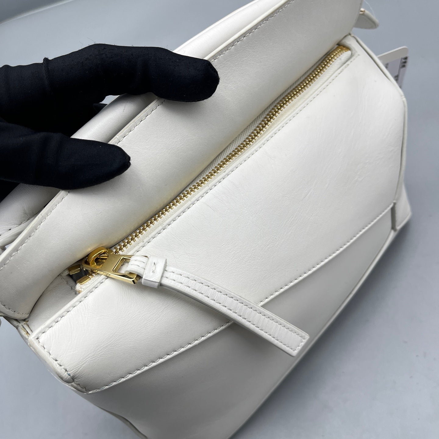 Loewe - Puzzle Small Bag - Leather - White - (small)