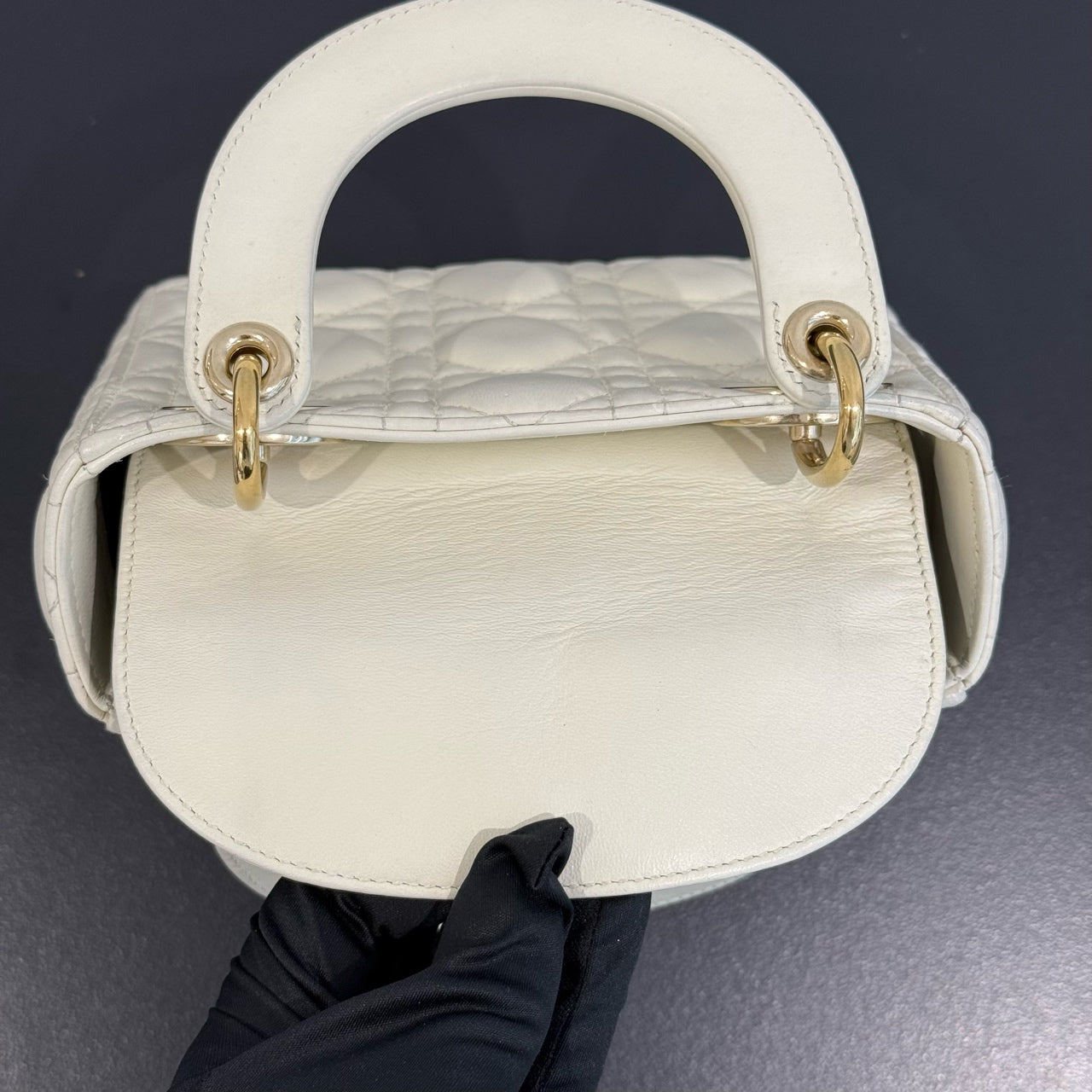 Dior - Lady Dior Mini - Leather - White - (mini)