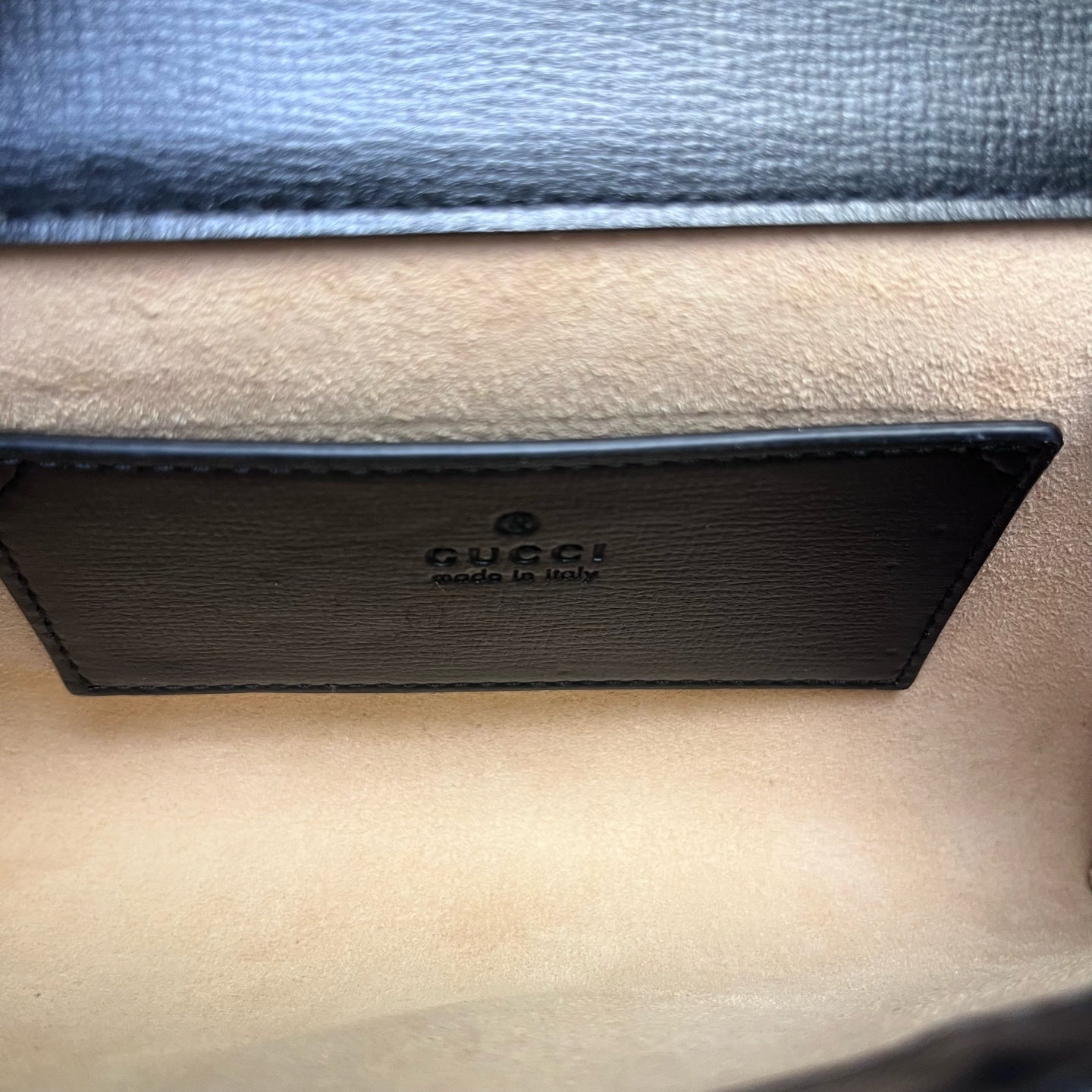 Gucci - Horsebit 1955 Wallet on Chain (WOC) - Grained leather - Black - (mini)