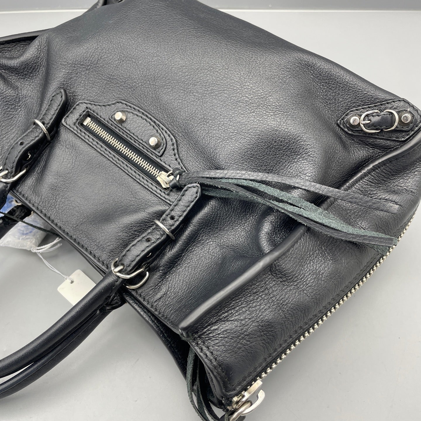 Balenciaga - Papier A4 Tote - Grained leather - Black - (small)
