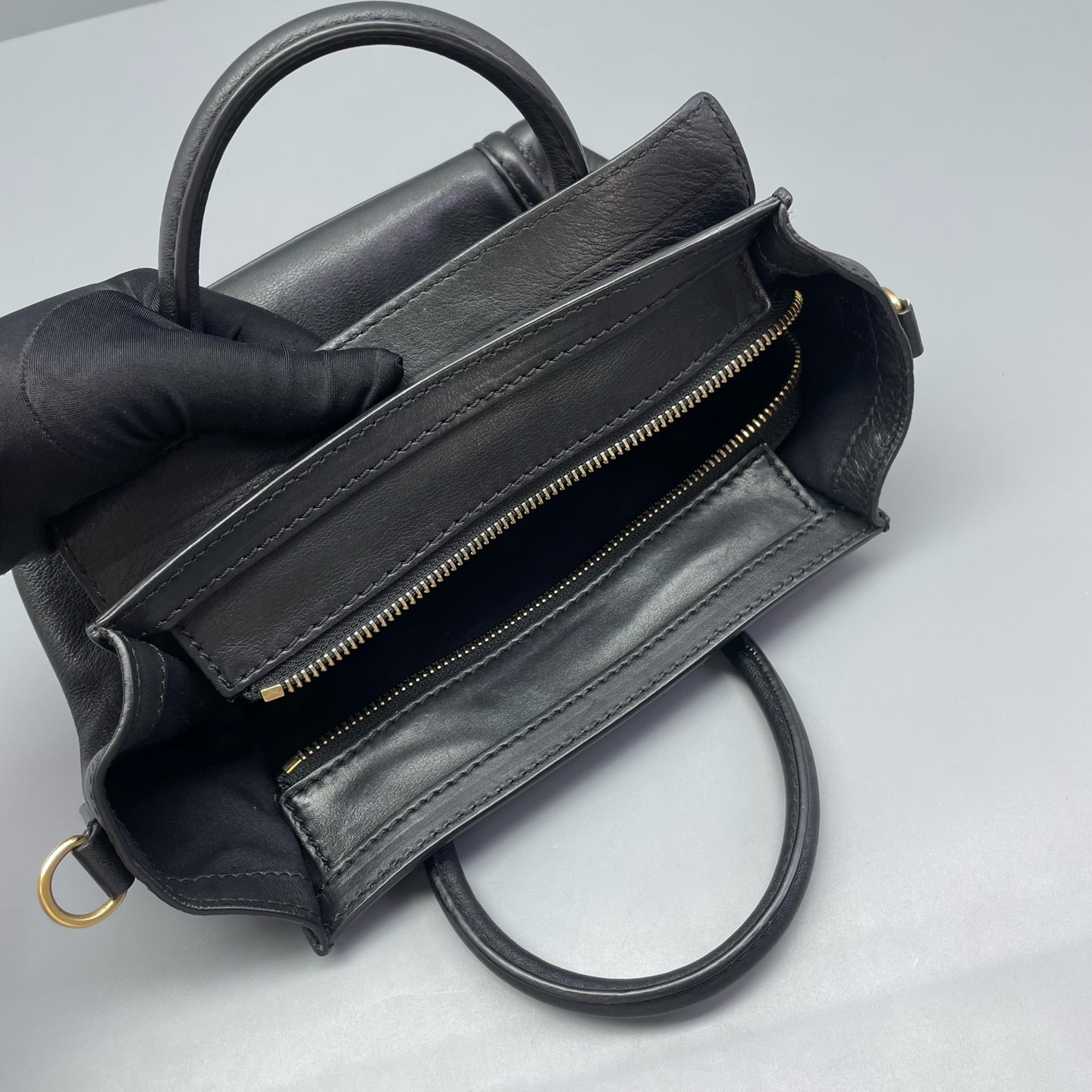 Celine - Luggage Nano - Leather - Black - (mini)
