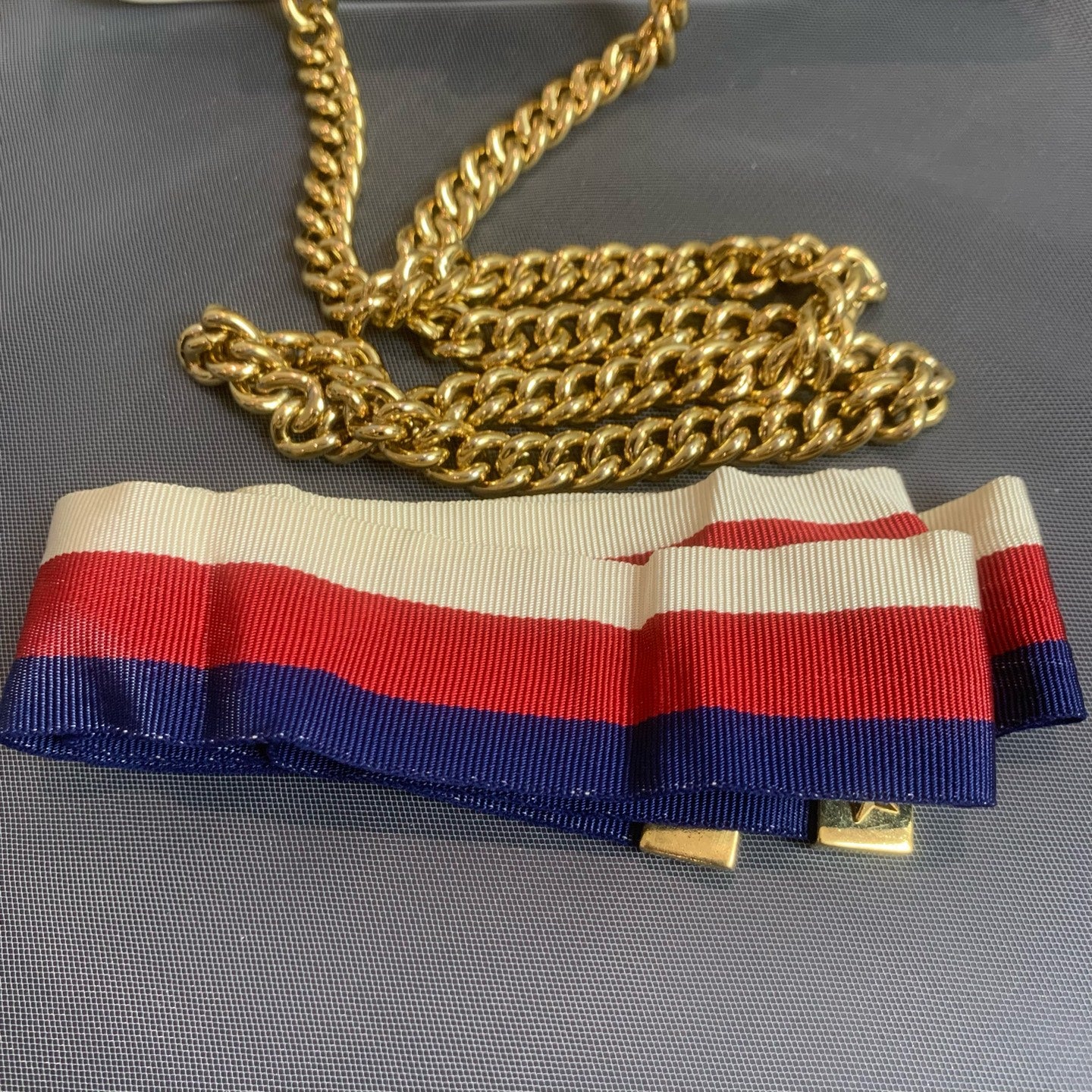 Gucci - Sylvie Small - Leather - Beige - (small)