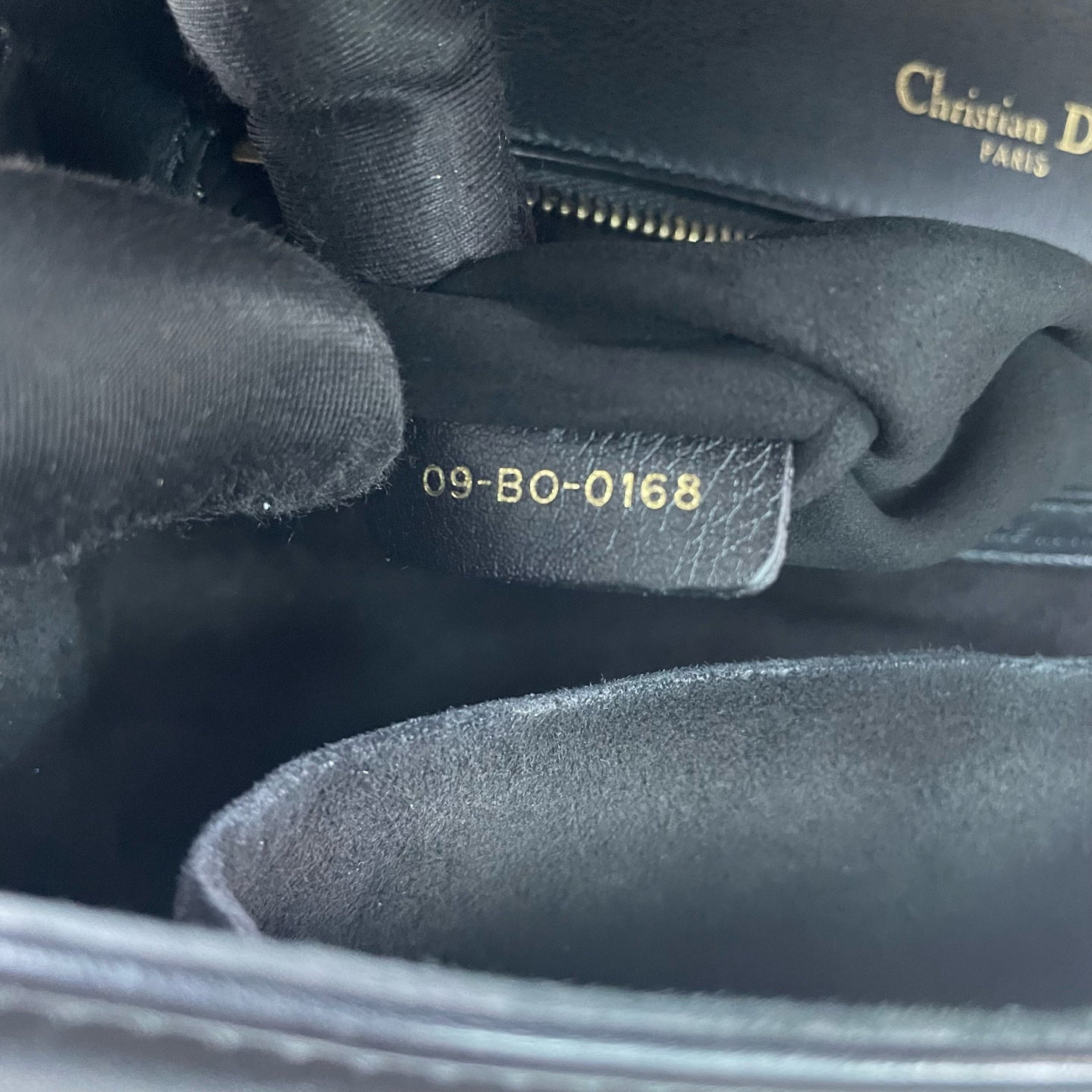 Dior - Diorama Shield Flap Bag - Leather - Black - (medium)