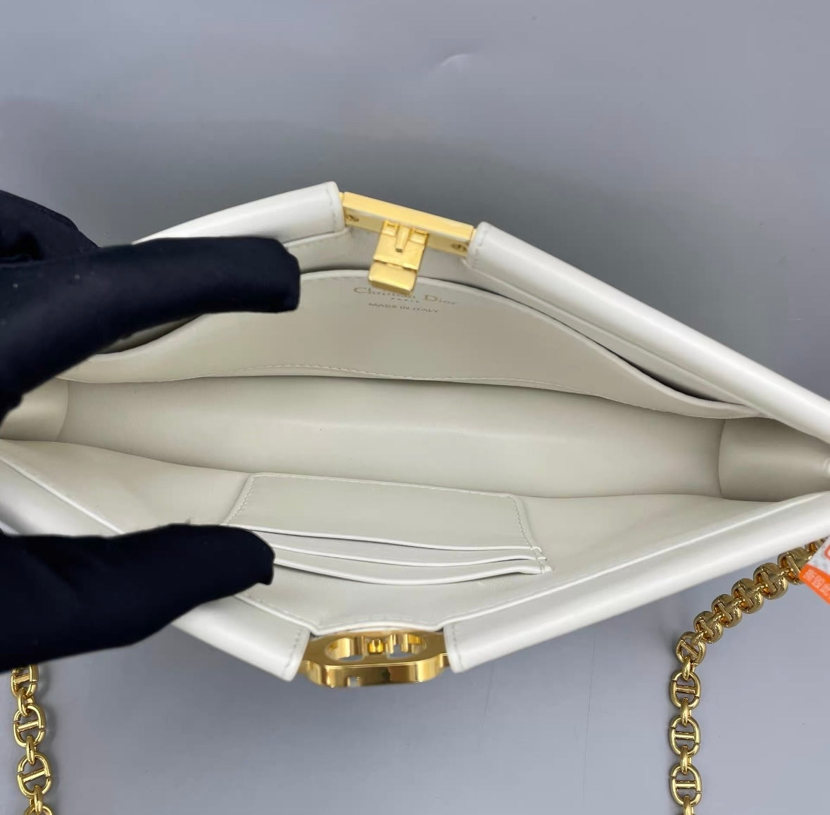 Dior - Caro Chain Bag - Leather - White - (Small)