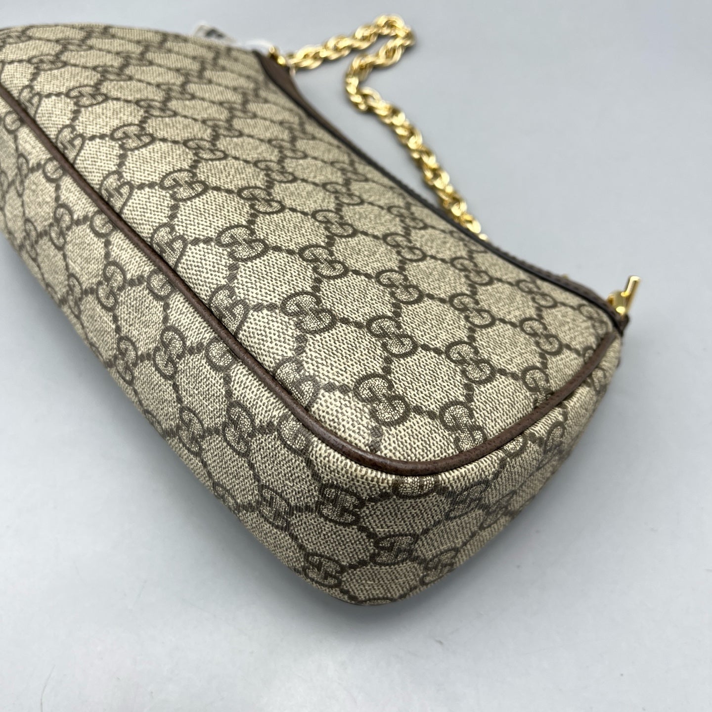 Gucci - Ophidia GG Mini Shoulder Bag - GG Supreme canvas with leather trim - Brown - (mini)
