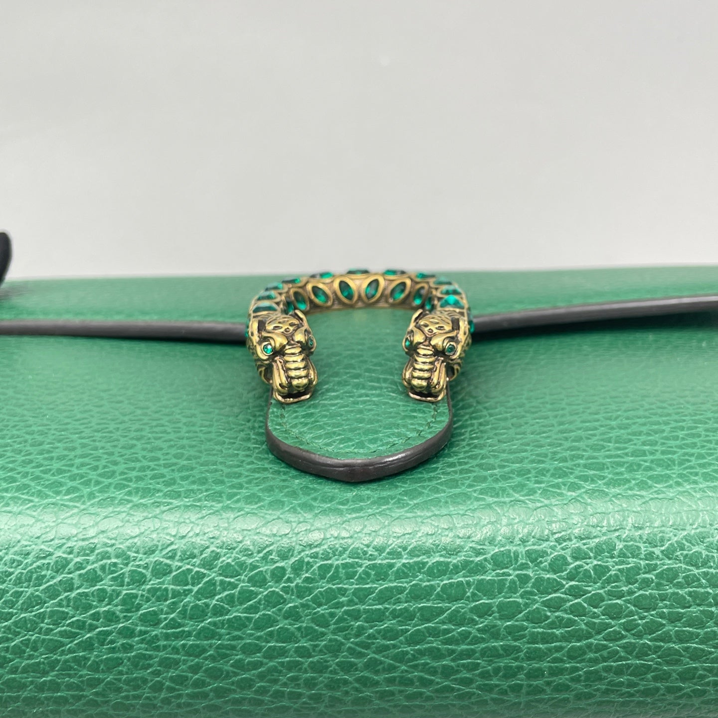 Gucci - Dionysus Wallet on Chain - Grained leather - Green - (mini)