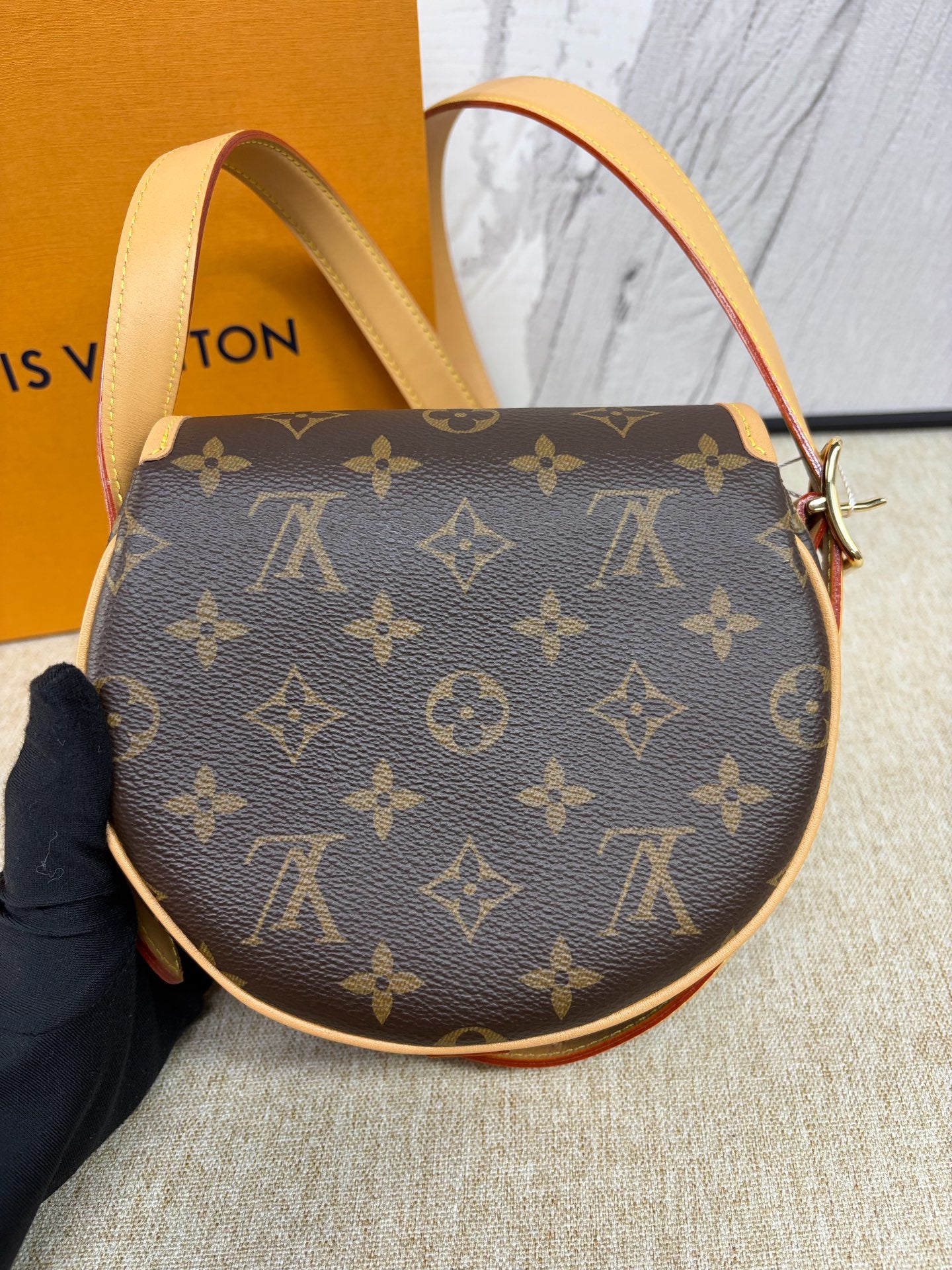 Louis Vuitton - Tambourin - Monogram coated canvas and Vachetta leather - Brown - (mini)