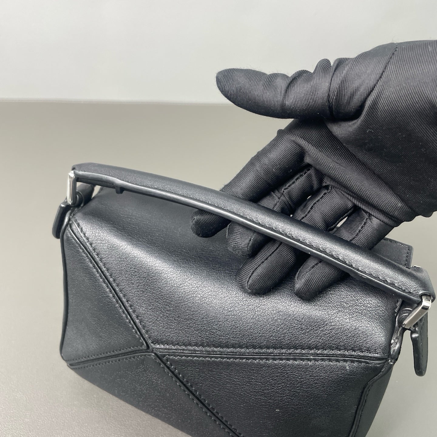 Loewe - Puzzle Mini - Cow leather - Black - (mini)