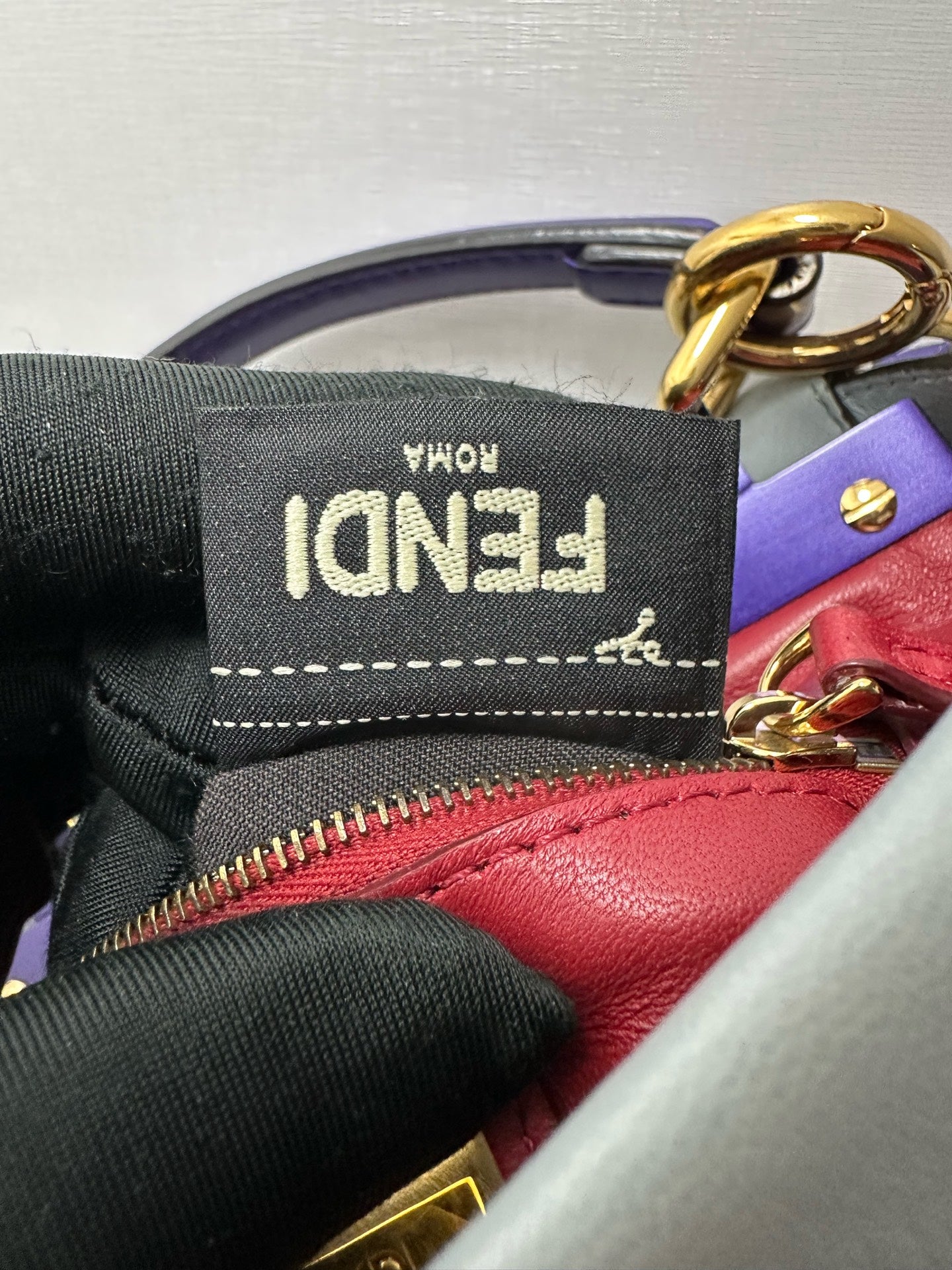 Fendi - Peekaboo - Leather - Multicolour - (Small)