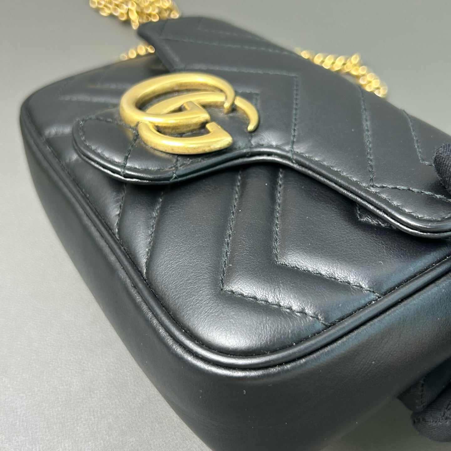 Gucci - GG Marmont - Leather - Black - (mini)