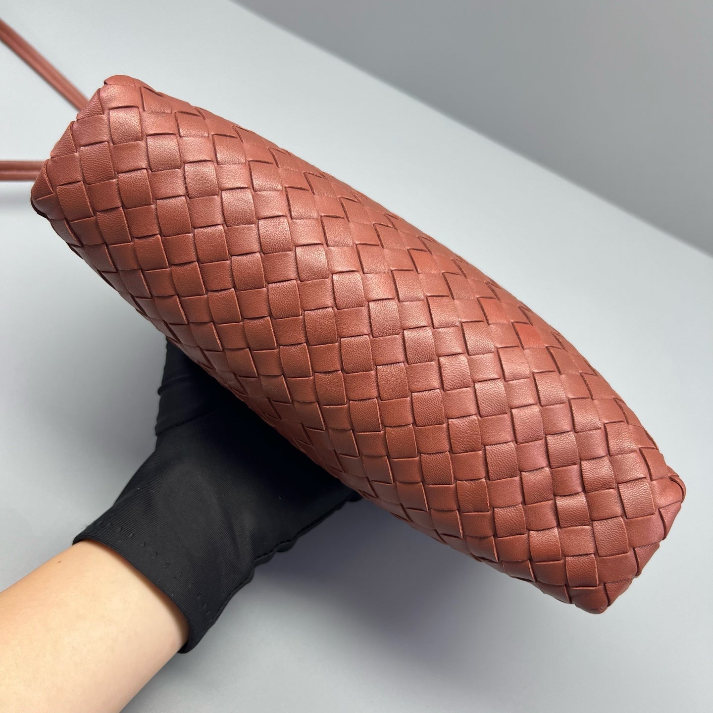 Bottega Veneta - Intrecciato Camera Bag - Leather - Red - (small)