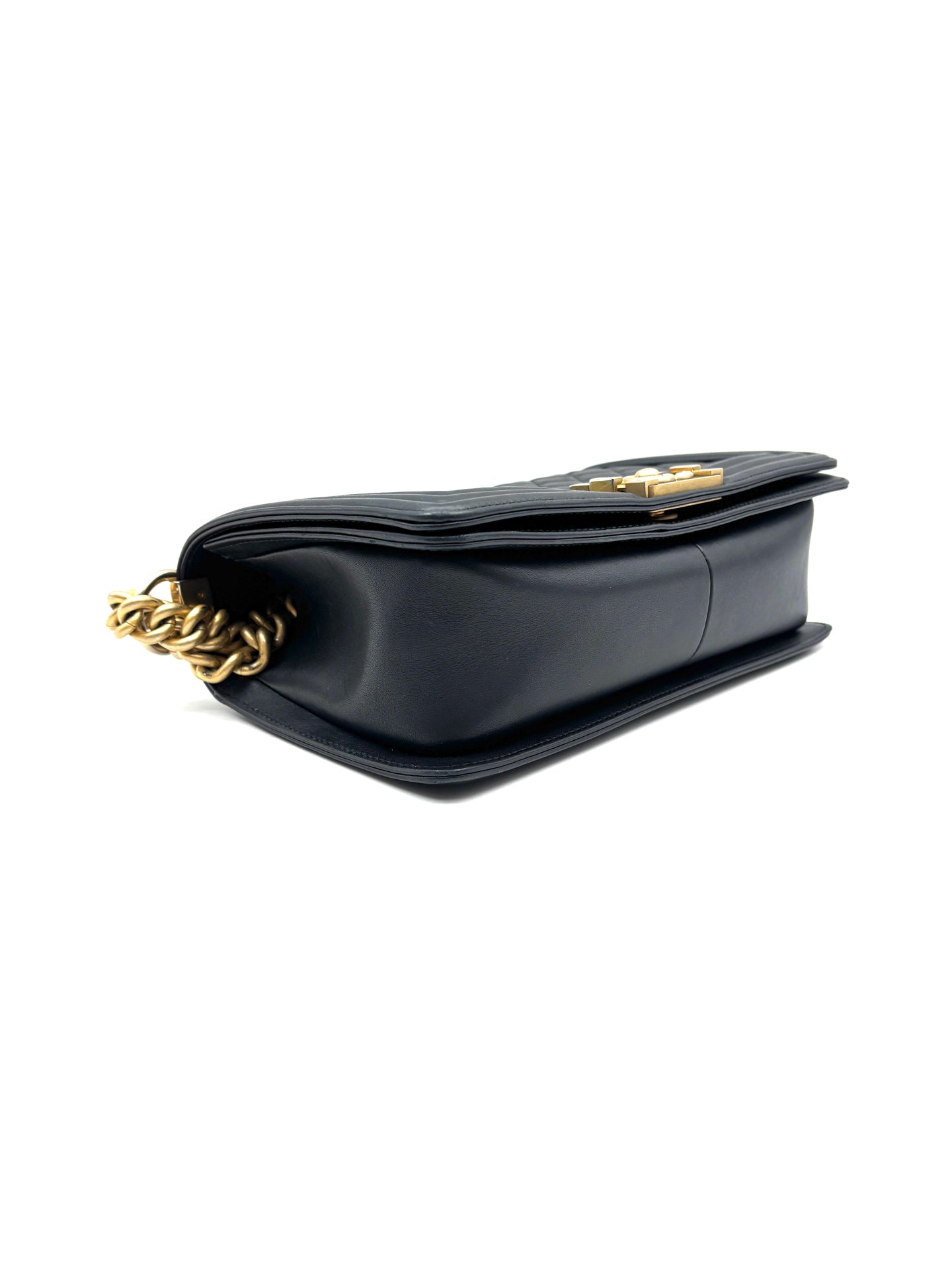 Chanel - Boy Chanel Flap Bag - Leather - Black - (medium)