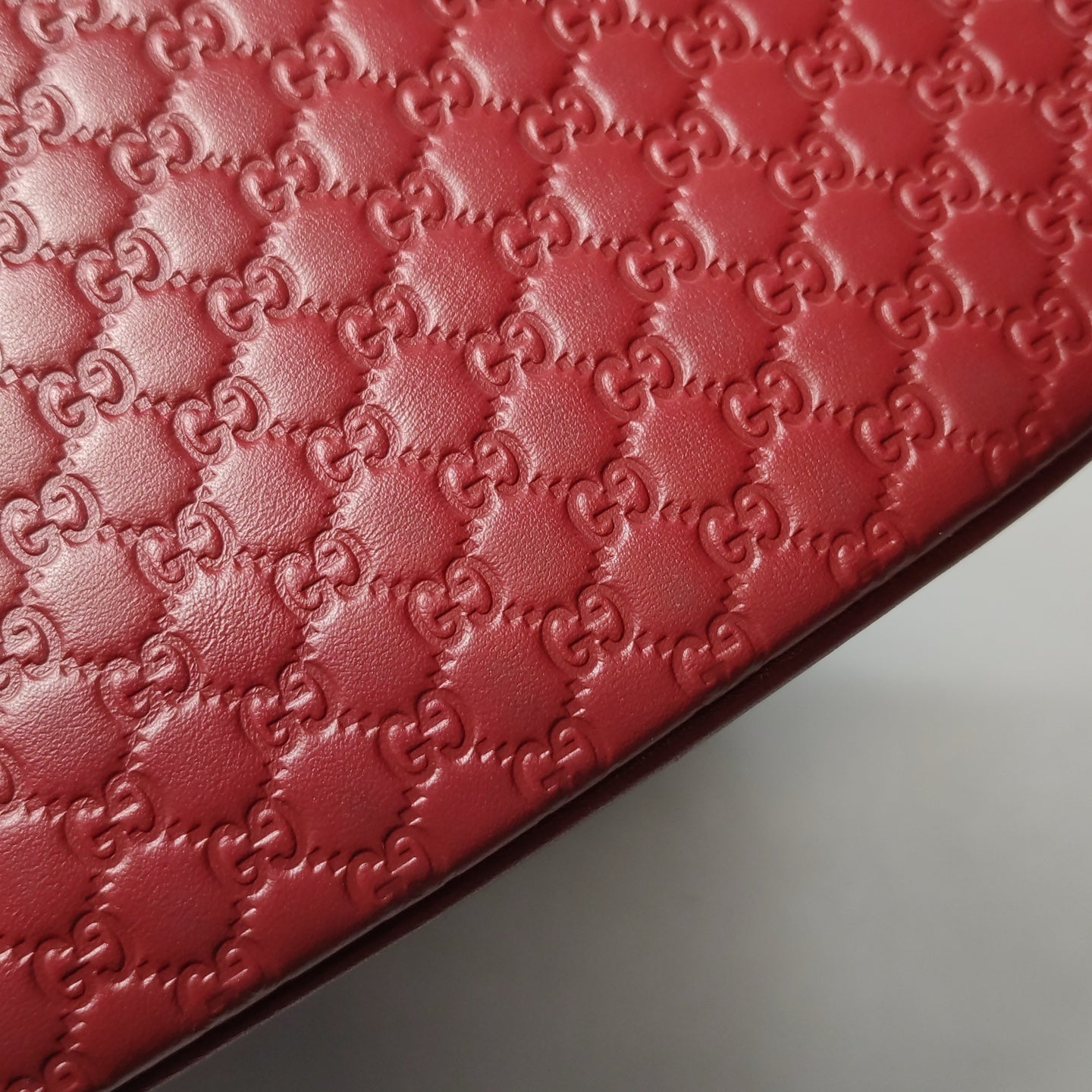 Gucci - Microguccissima Dome Bag (449654) - Leather - Red - (Mini)