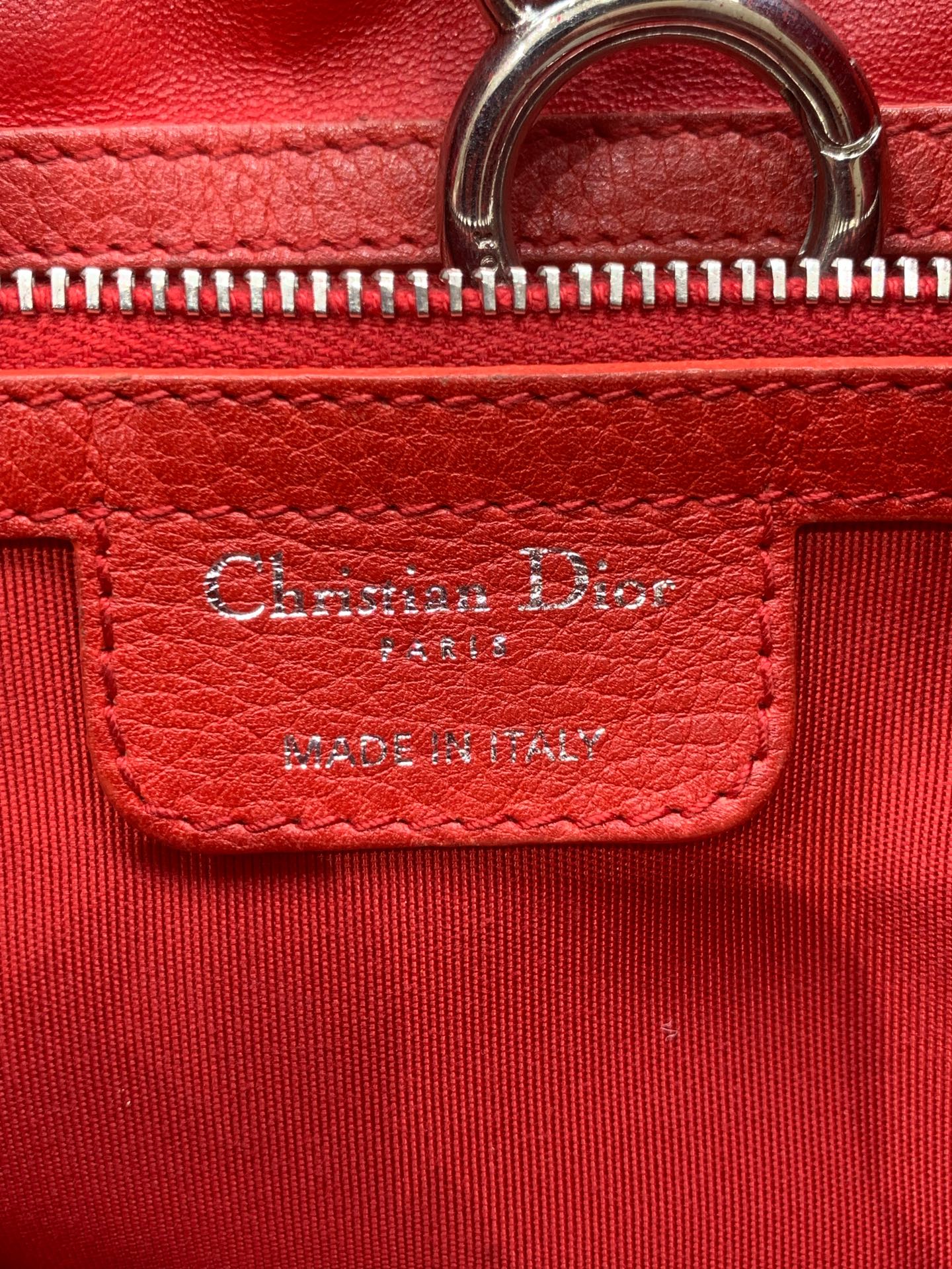 Dior - Hobo Bag - Leather - Red - (Medium)