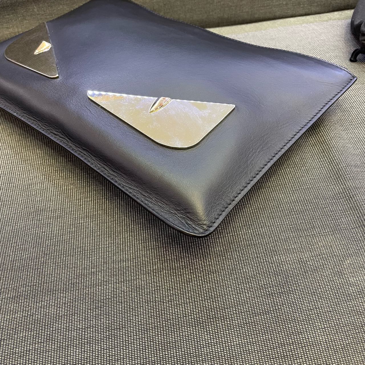 Fendi - Monster Pouch - Leather - Black - (medium)