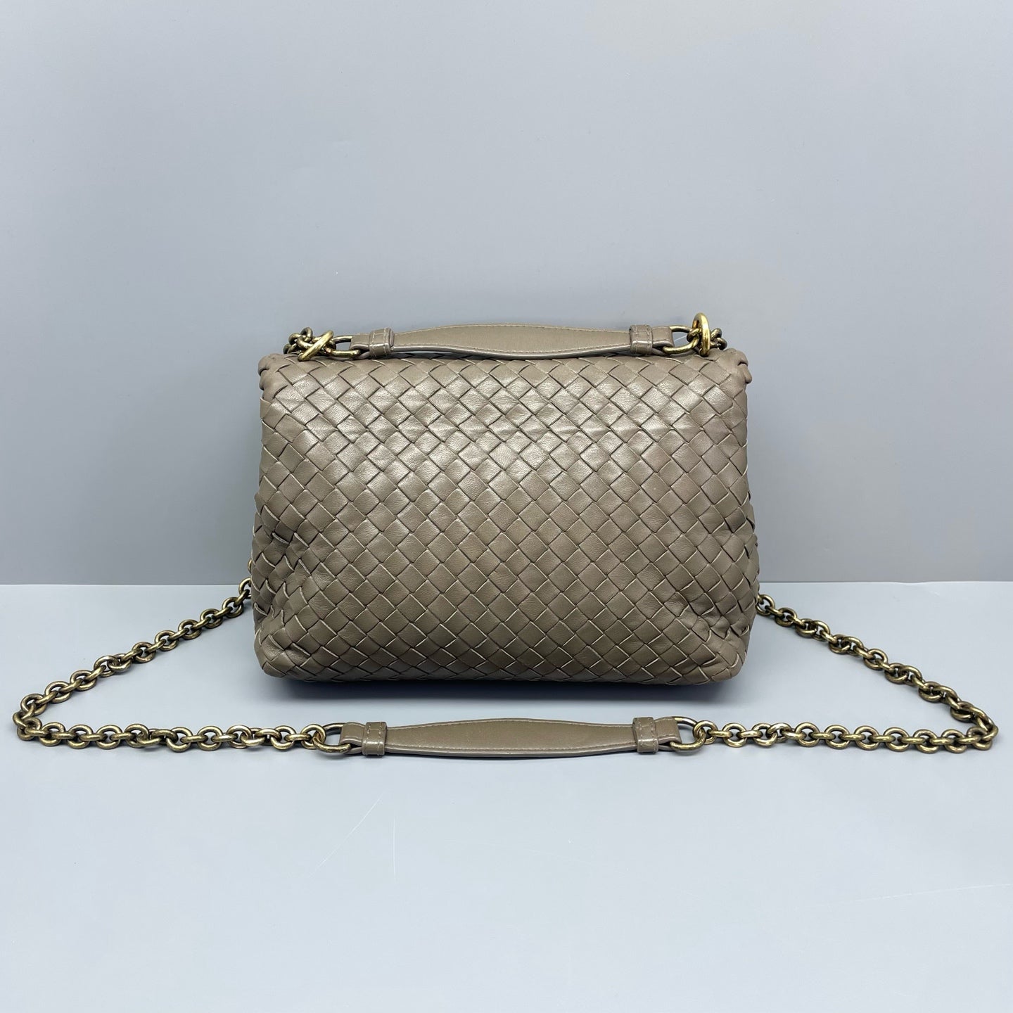 Bottega Veneta - Olimpia - Leather - Grey - (small)