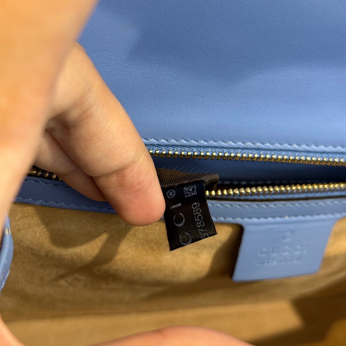 Gucci - Sylvie - Leather - Blue - (medium)