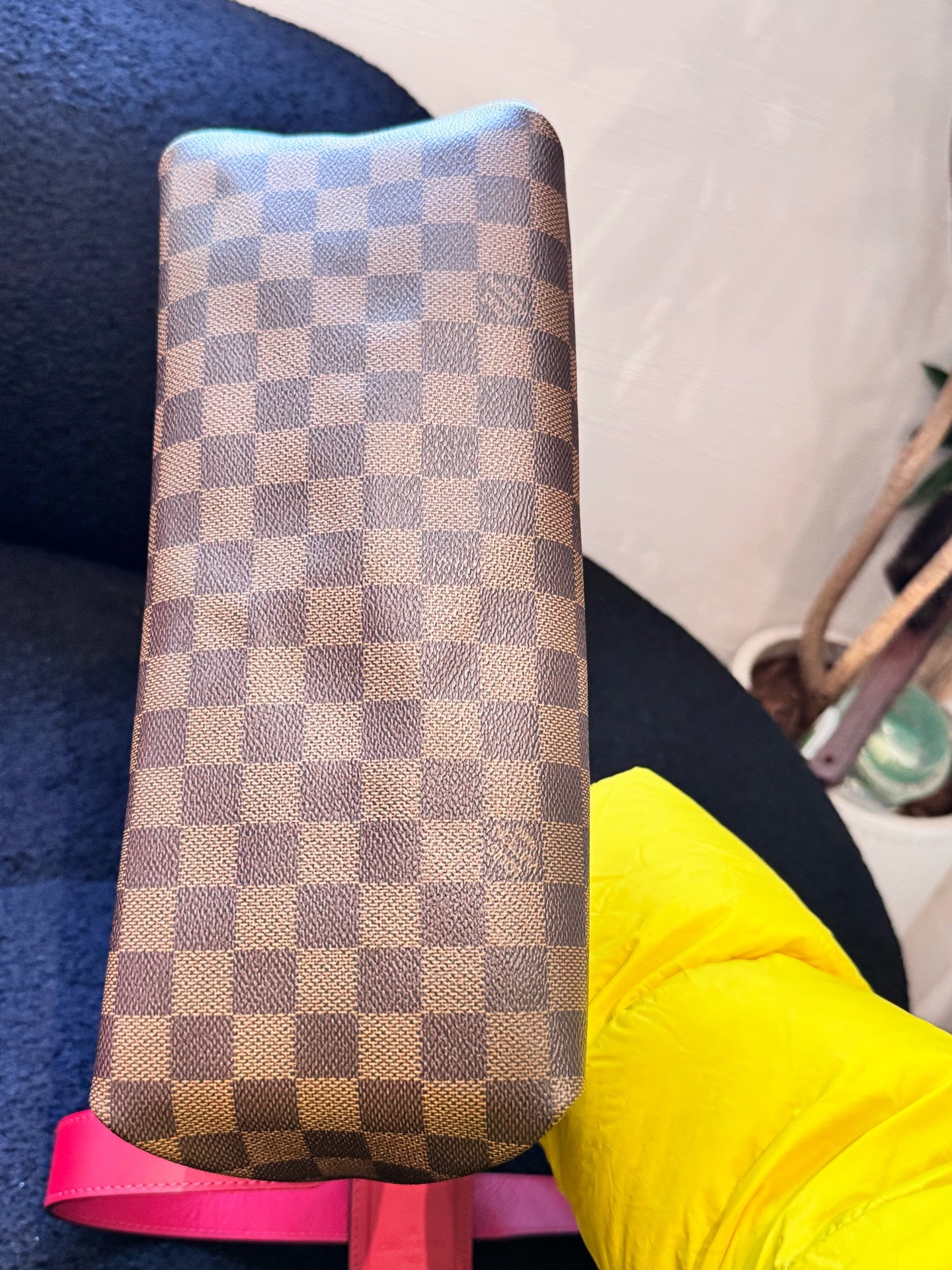 Louis Vuitton - Damier Ebene Flap Tote (Customized) - Coated canvas and leather - Brown - (medium)