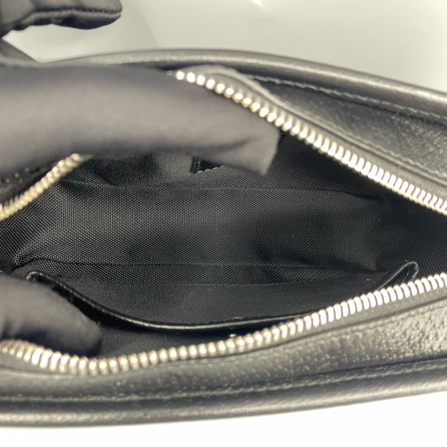 Gucci - Jumbo GG Mini Bag - Coated canvas with leather trim - Black - (mini)