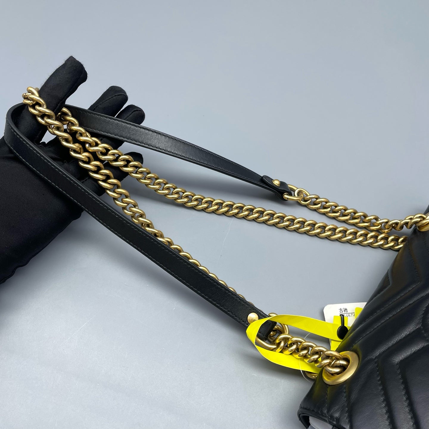 Gucci - GG Marmont Matelassé Mini Shoulder Bag - Leather - Black - (mini)