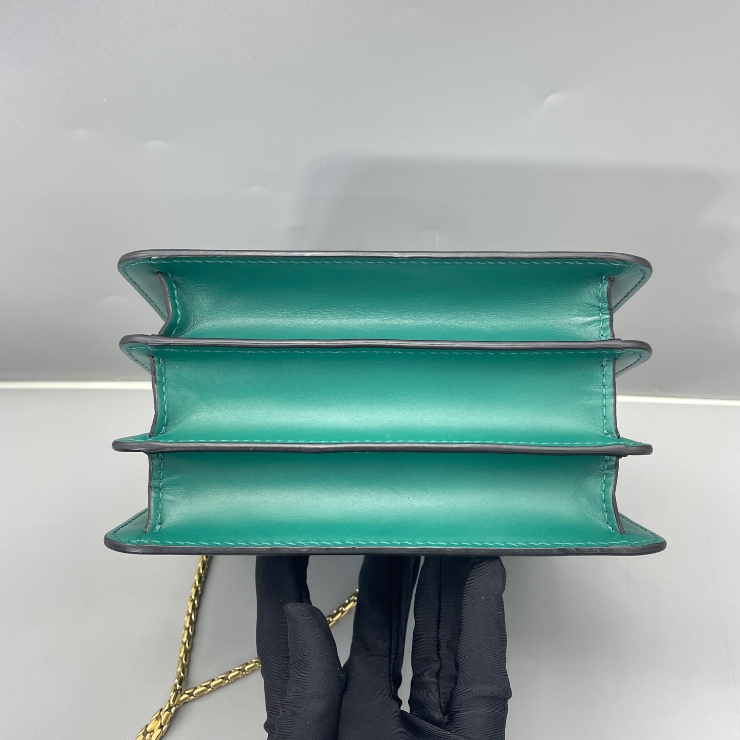 Bvlgari - Serpenti Forever Accordion Bag - Leather - Green - (small)