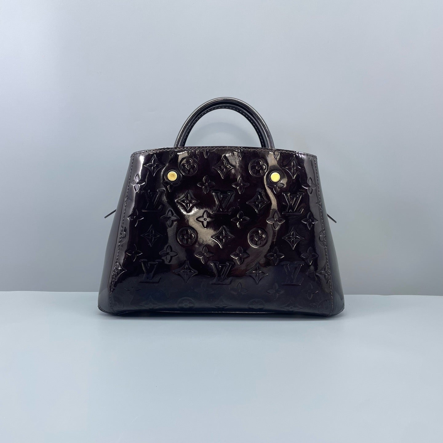 Louis Vuitton - Montaigne BB - Patent leather - Burgundy - (Mini)