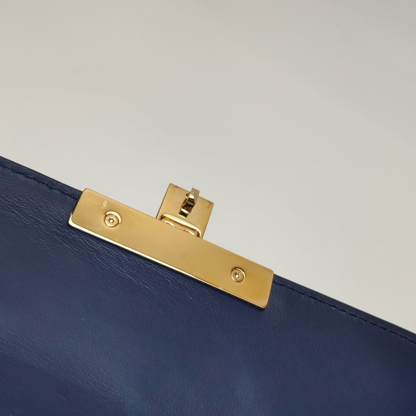 Gucci - Padlock Mini with Pearl and Stud Embellishments - Leather - Navy - (mini)