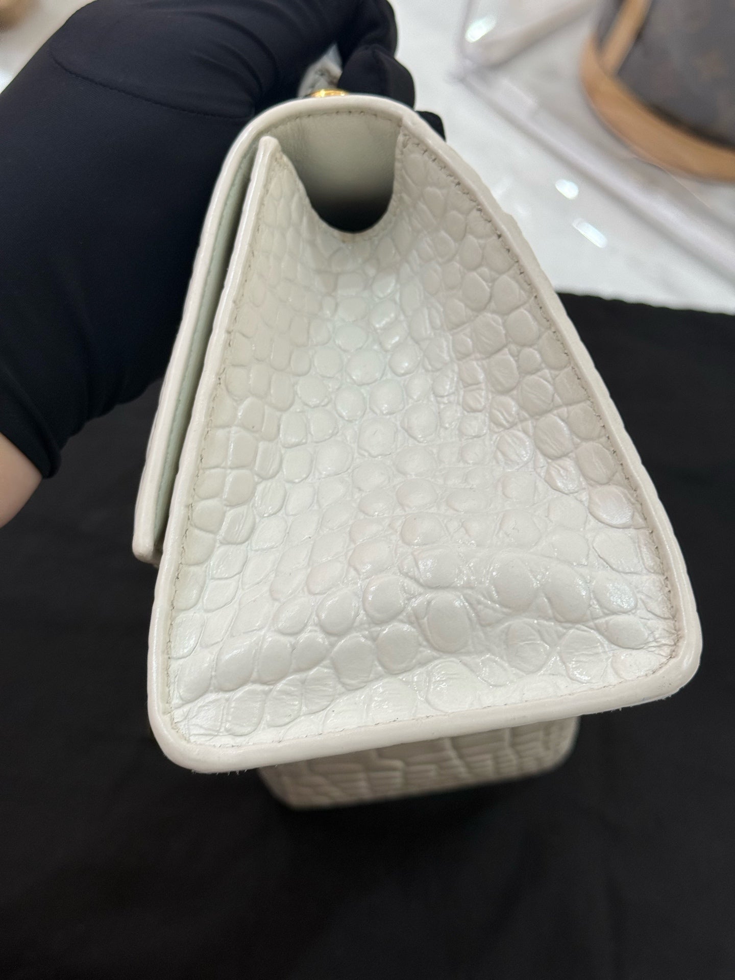 Balenciaga - Hourglass - Leather - White - (small)