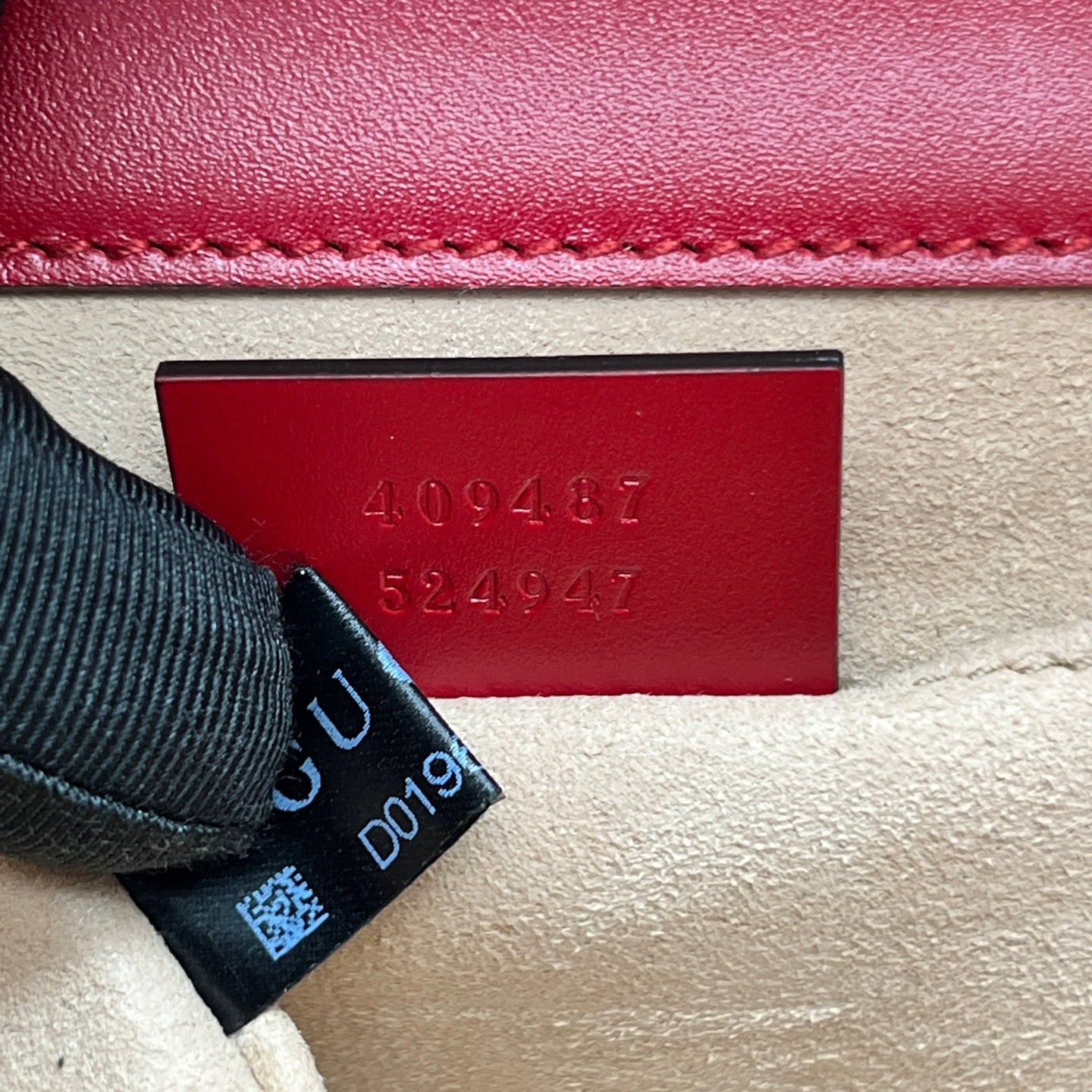 Gucci - Padlock Chain Bag - Embossed leather - Red - (mini)