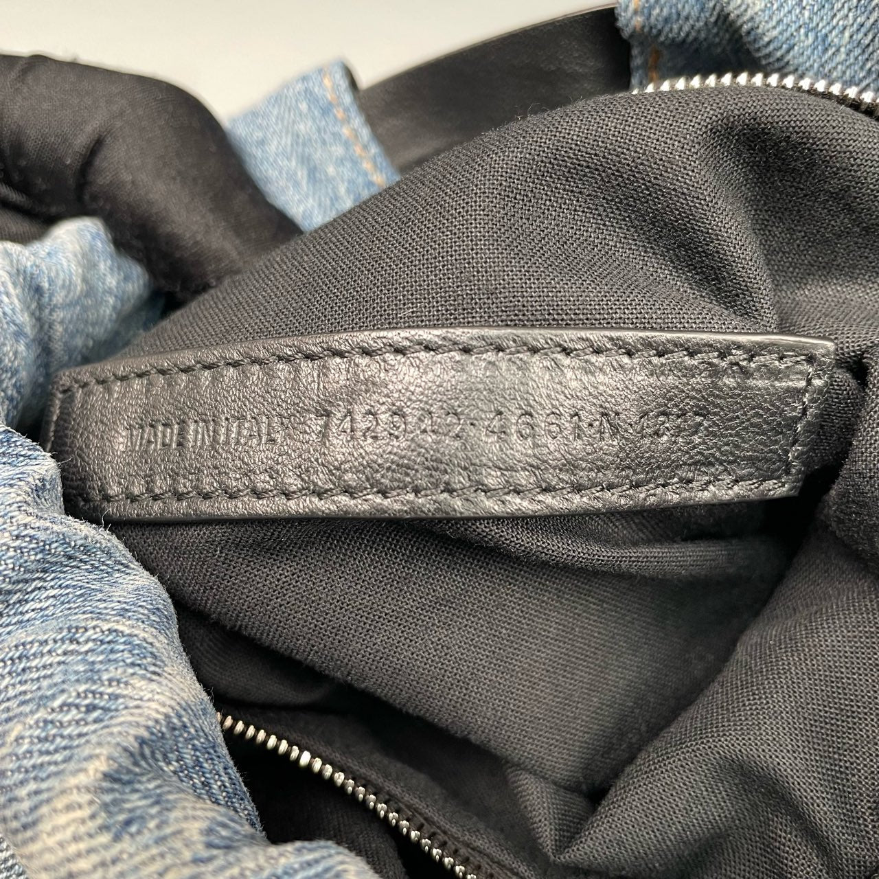 Balenciaga - Crush Small Shopping Bag - Denim - Blue - (small)