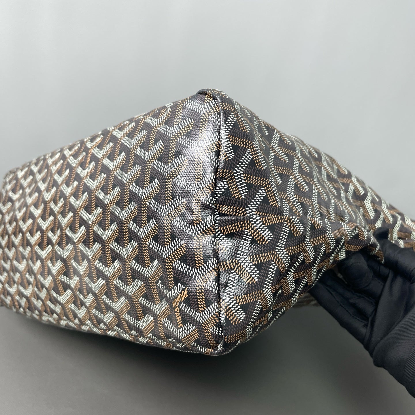 Goyard - Hobo with Pouch - Goyardine coated canvas with leather trim - Black - (Large)