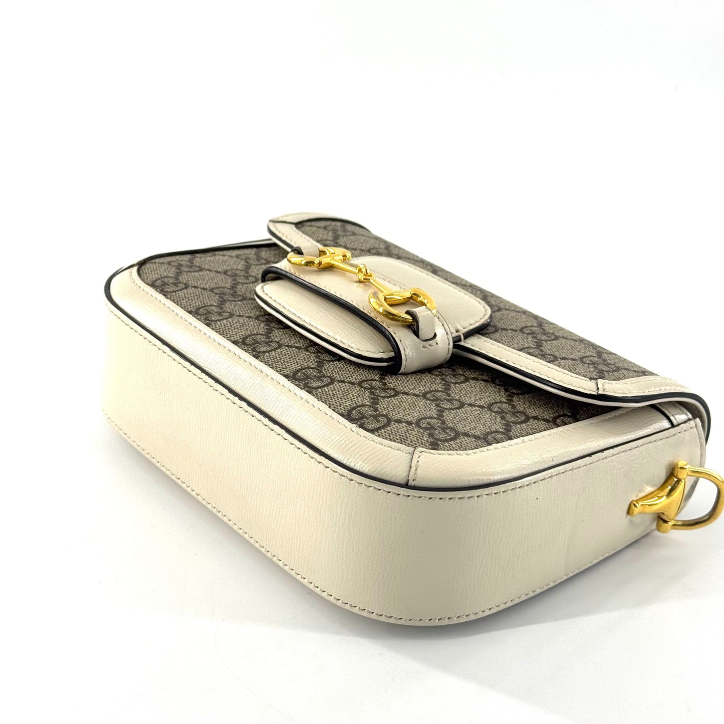 Gucci - 1955 Horsebit Mini Bag - GG Supreme canvas with leather trim - Multicolour - (mini)