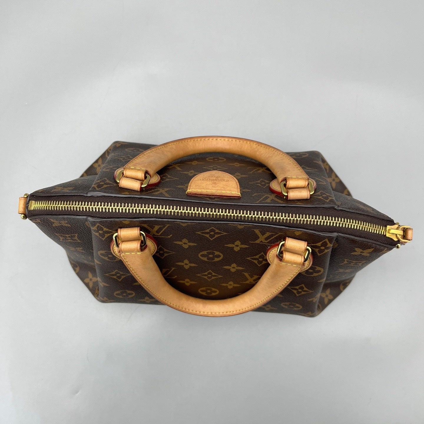 Louis Vuitton - Turenne PM - Monogram coated canvas with natural cowhide leather trim - Brown - (Small)