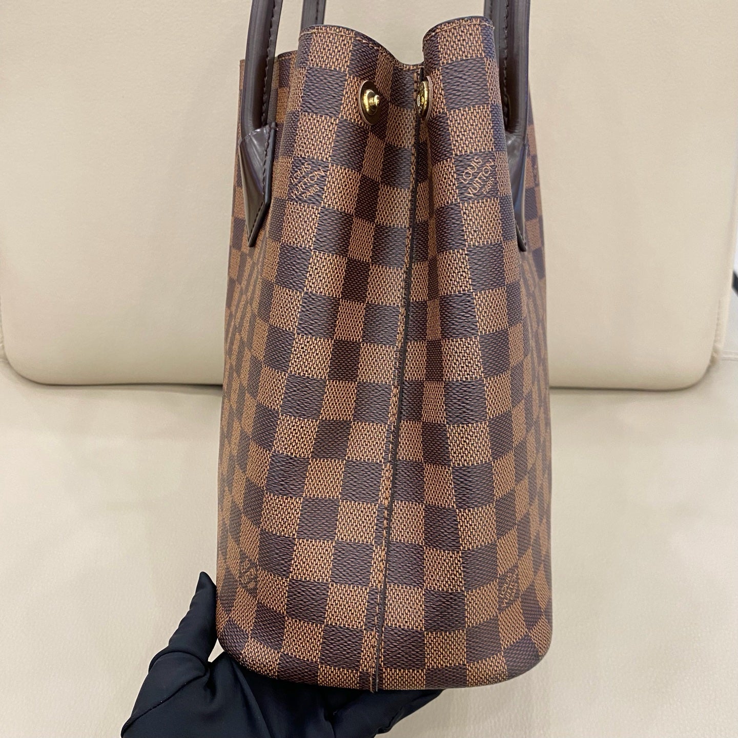 Louis Vuitton - Kensington - Coated canvas with leather trim - Brown - (medium)
