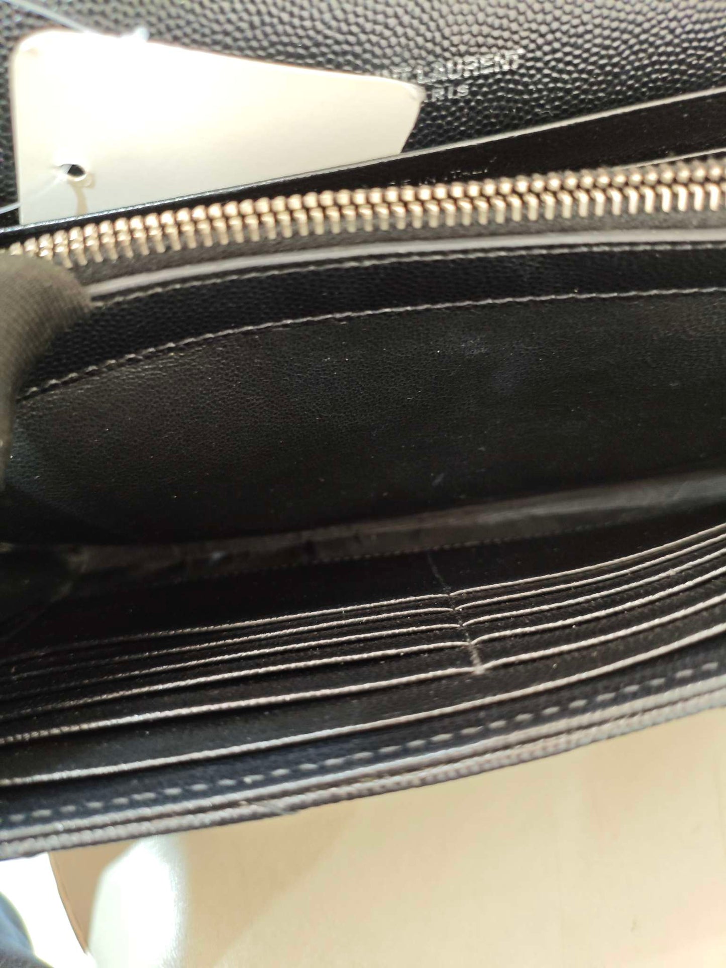 Saint Laurent - Monogram Envelope Chain Bag - Grain Leather - Black - (medium)