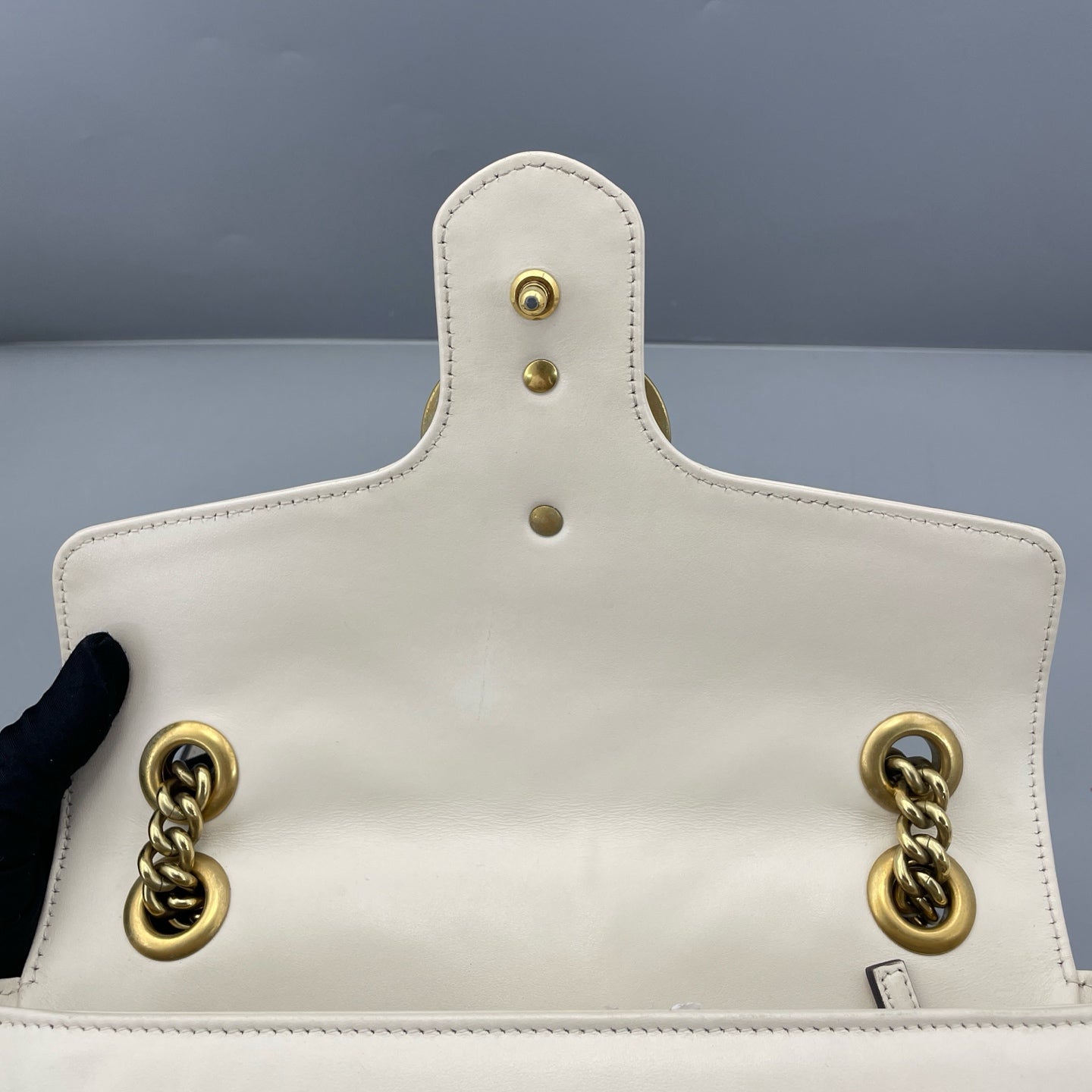 Gucci - Marmont 2.0 Small Shoulder Bag - Leather - White - (Small)
