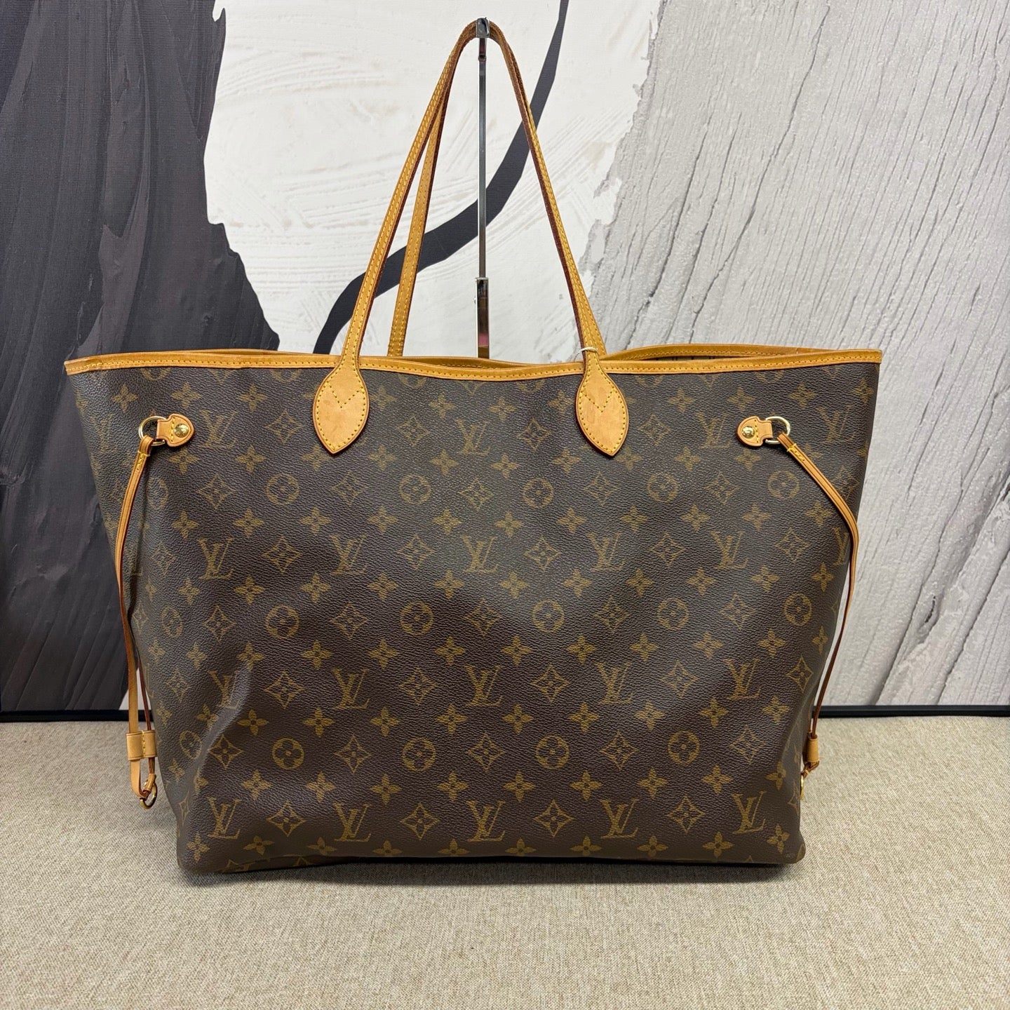 Louis Vuitton - Neverfull GM - Monogram coated canvas, Vachetta leather - Brown - (Large)